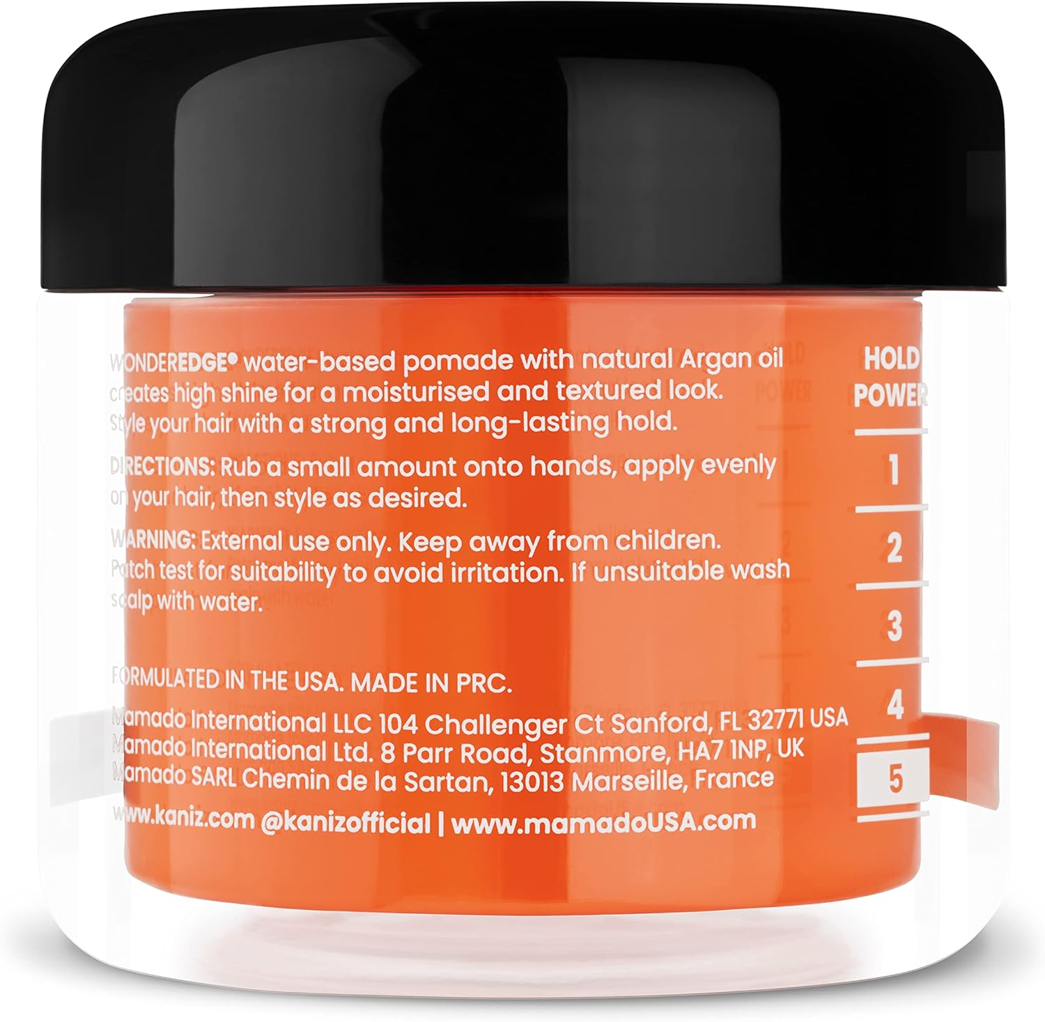 Kaniz Wonder Edge Pineapple Scent Strong Hold Water Based Pomade 120ml