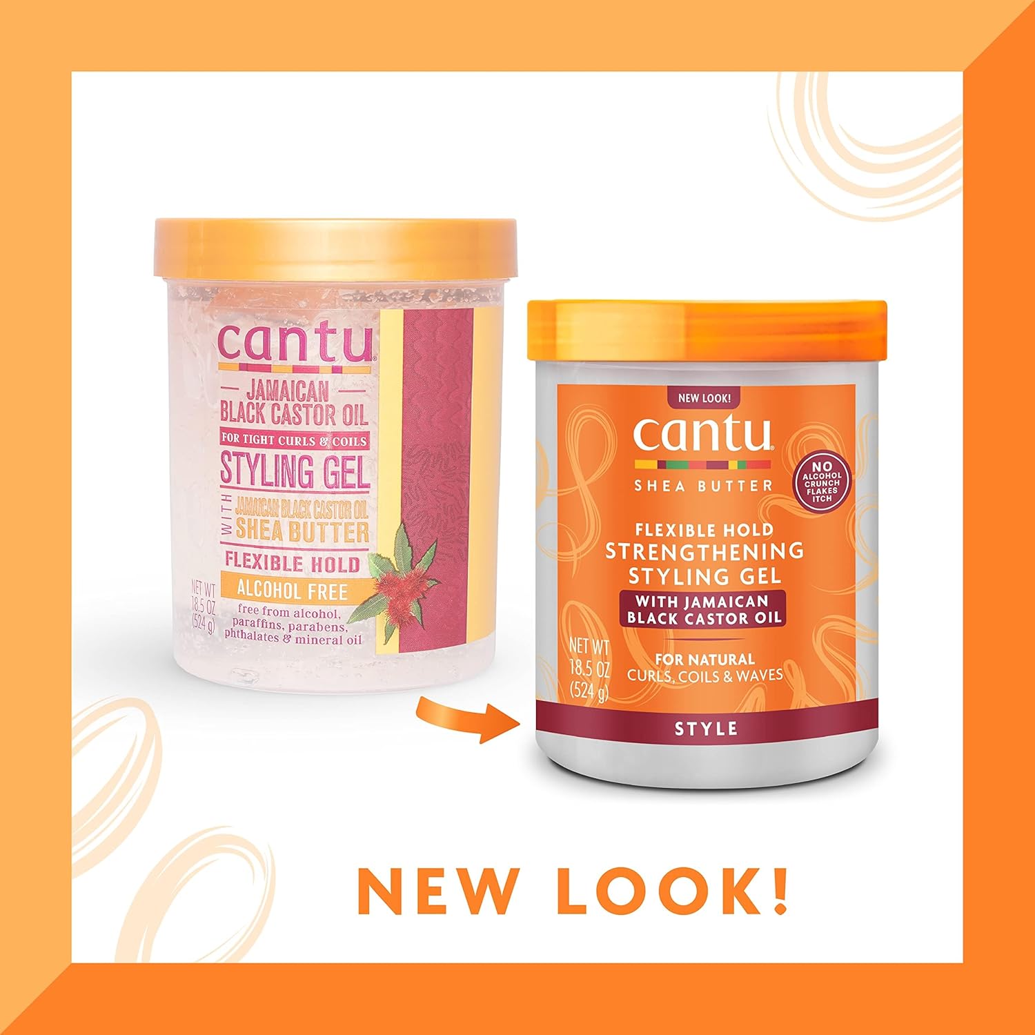 Cantu Shea Butter Strengthening Styling Gel With Jamaican Black Castor Oil 524g - Afro Hair Boutique