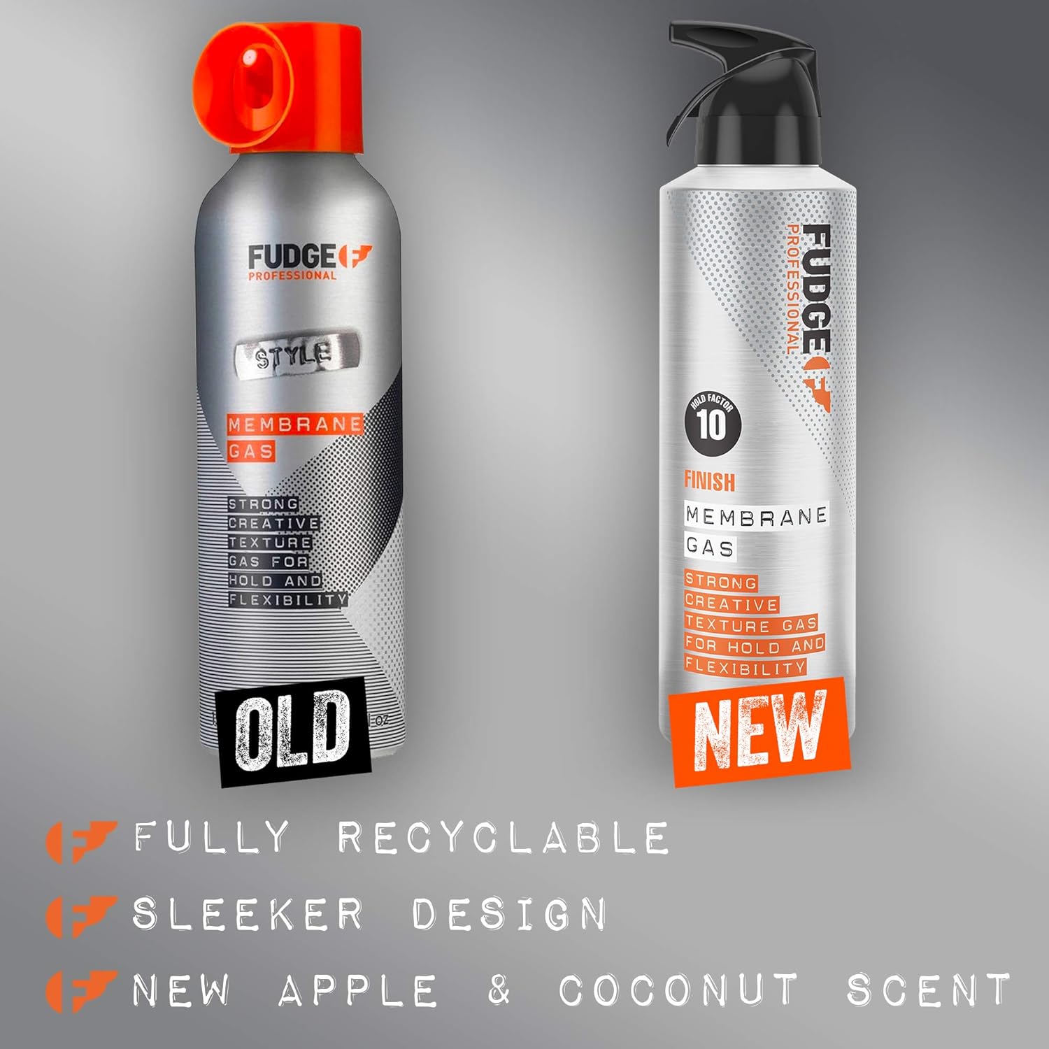 Fudge Membrane Gas 10 Hold Finish Spray 200ml