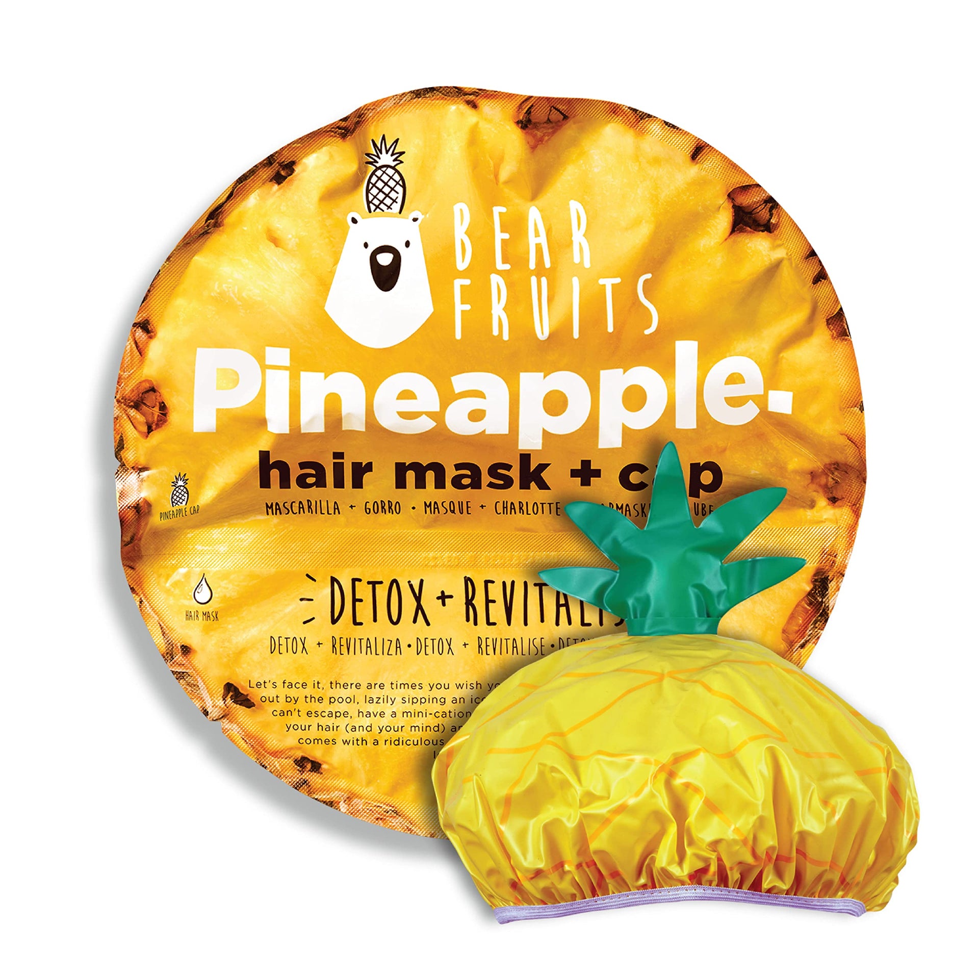 Bear Fruits Pineapple Hair Mask 20ml Plus Cap