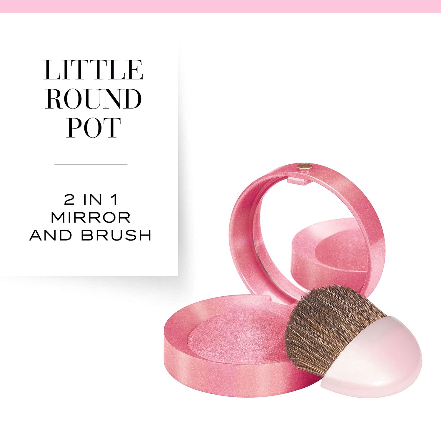 Bourjois Little Round Pot Blusher 54 Frosted Rose 2.5g