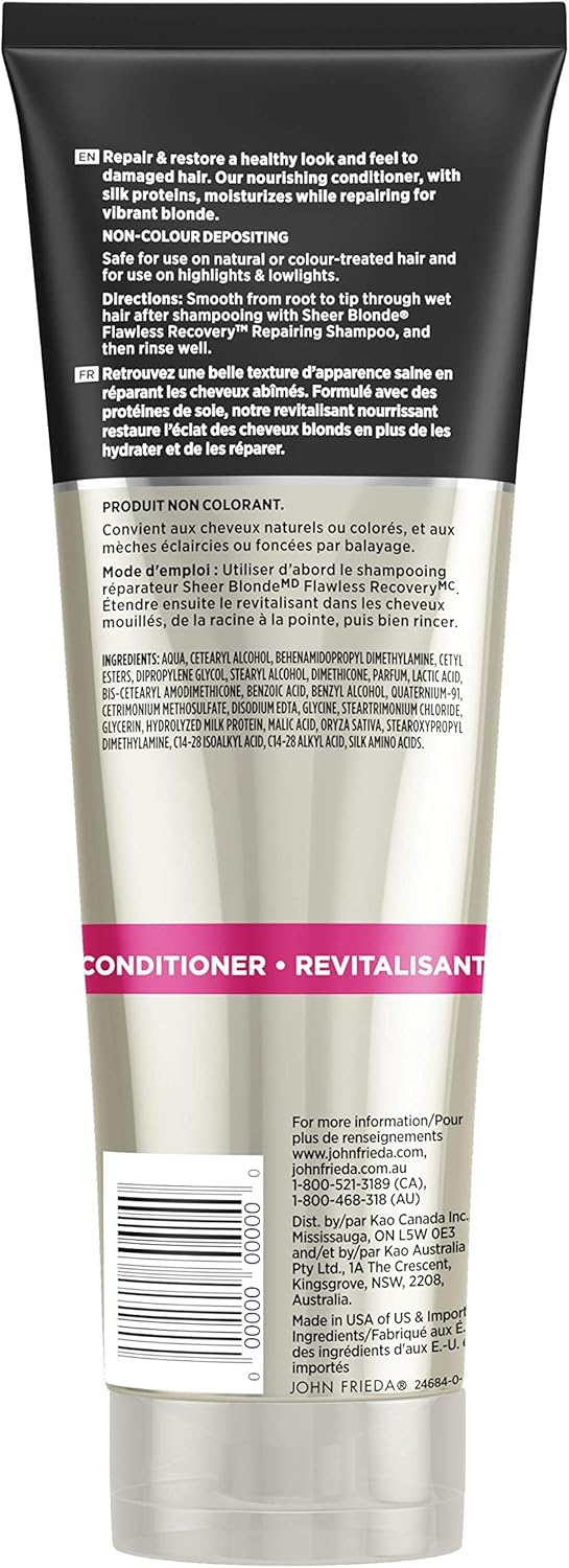 John Frieda Sheer Blonde Flawless Recovery Repairing Conditioner 250ml