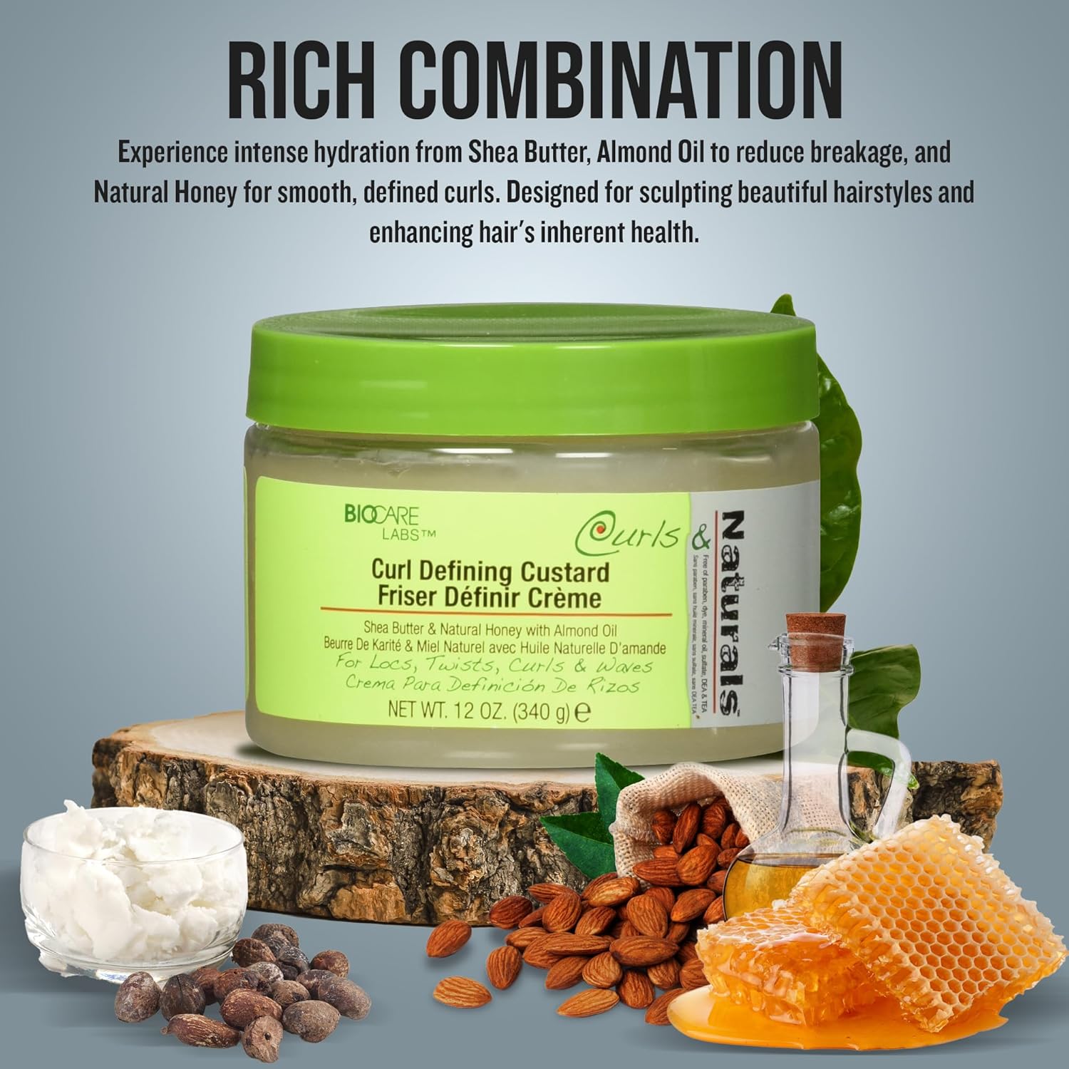 BioCare Curls And Naturals Curl Defining Custard 340g
