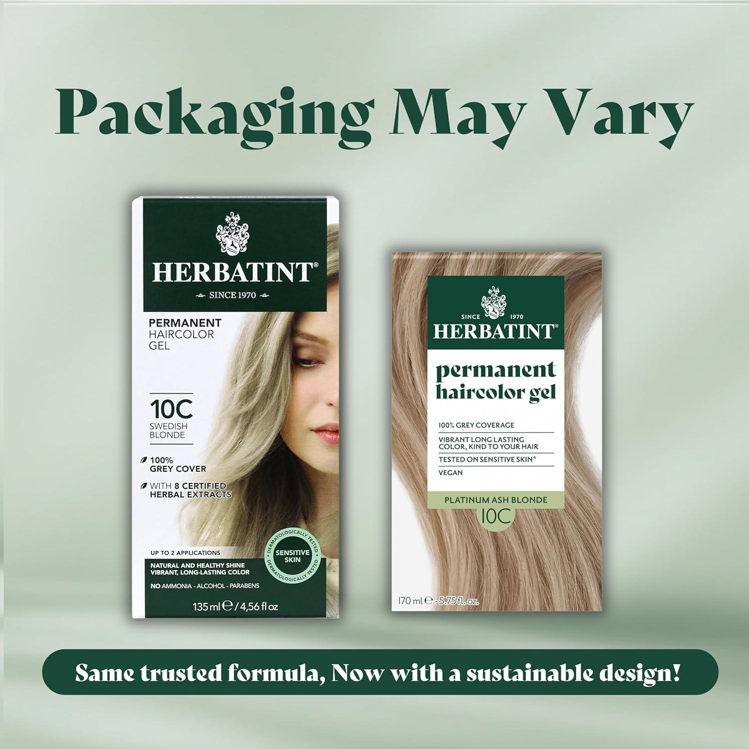 Herbatint Permanent Hair Color Gel 170ml / 150ml