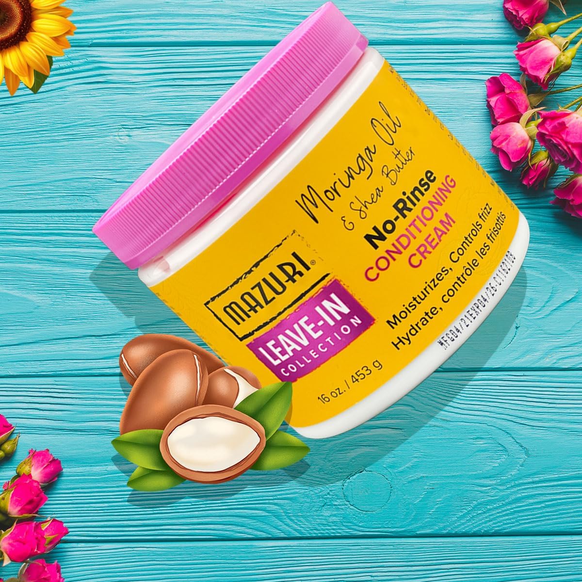 Mazuri Leave In Collection No Rinse Conditioning Cream 453g