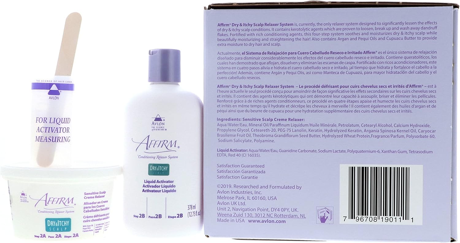 Avlon Affirm Dry And Itchy Scalp Conditioning Relaxer System With Protecto