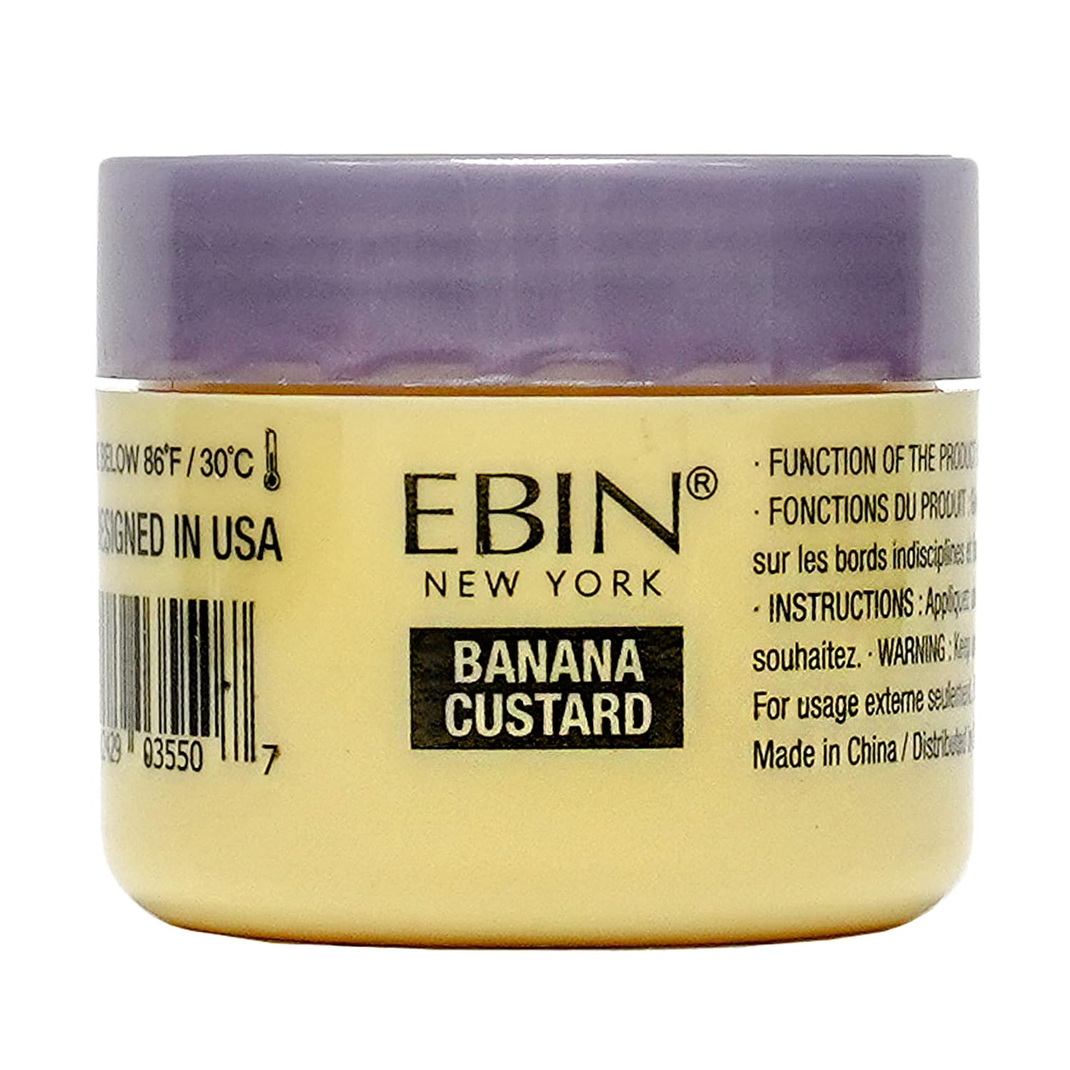 EBIN Newyork 24 Hour Banana Custard Extreme Firm Hold Edge Tamer 15ml / 80ml
