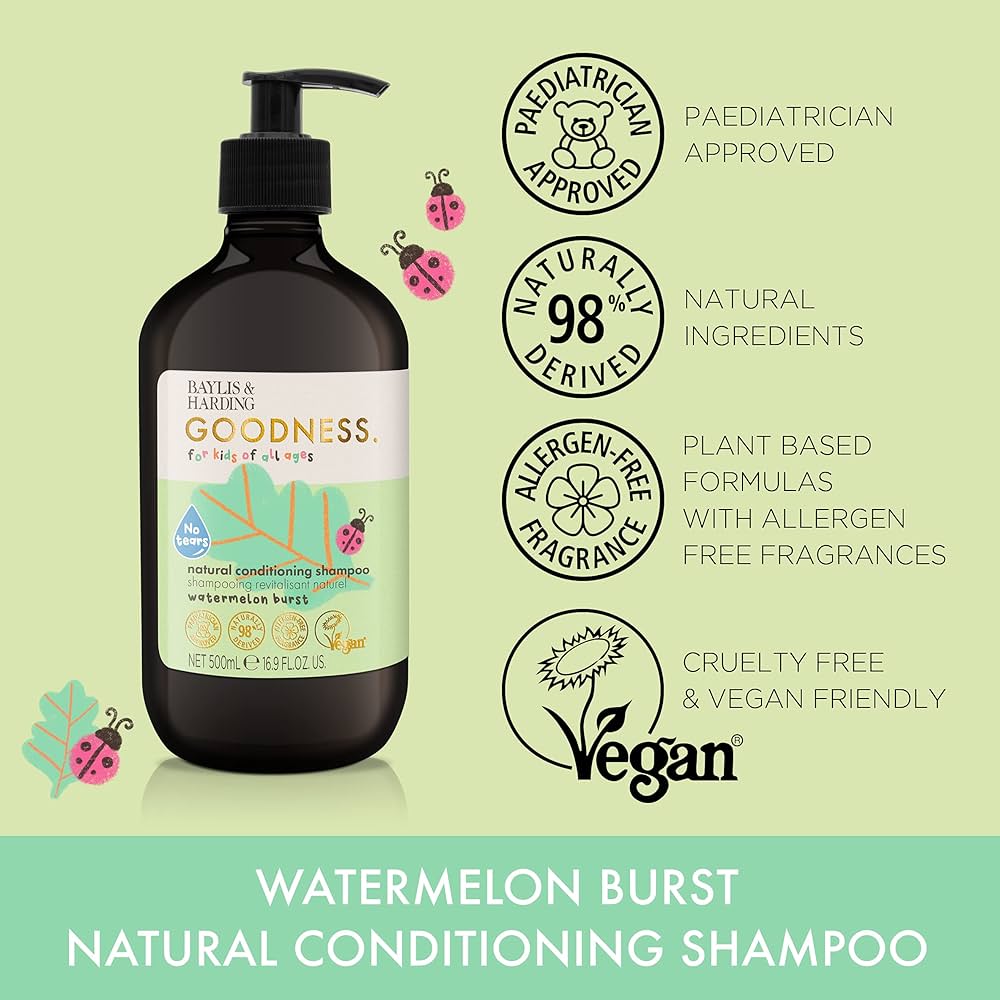 Baylis & Harding Goodness Kids Watermelon Burst Natural Conditioning Shampoo 500ml