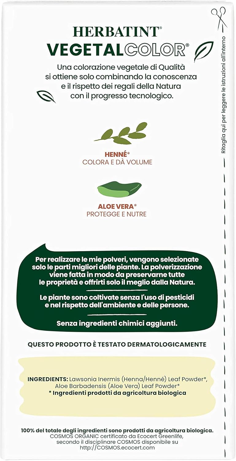 Herbatint Vegetal Organic Hair Color Henna Love Power 100g