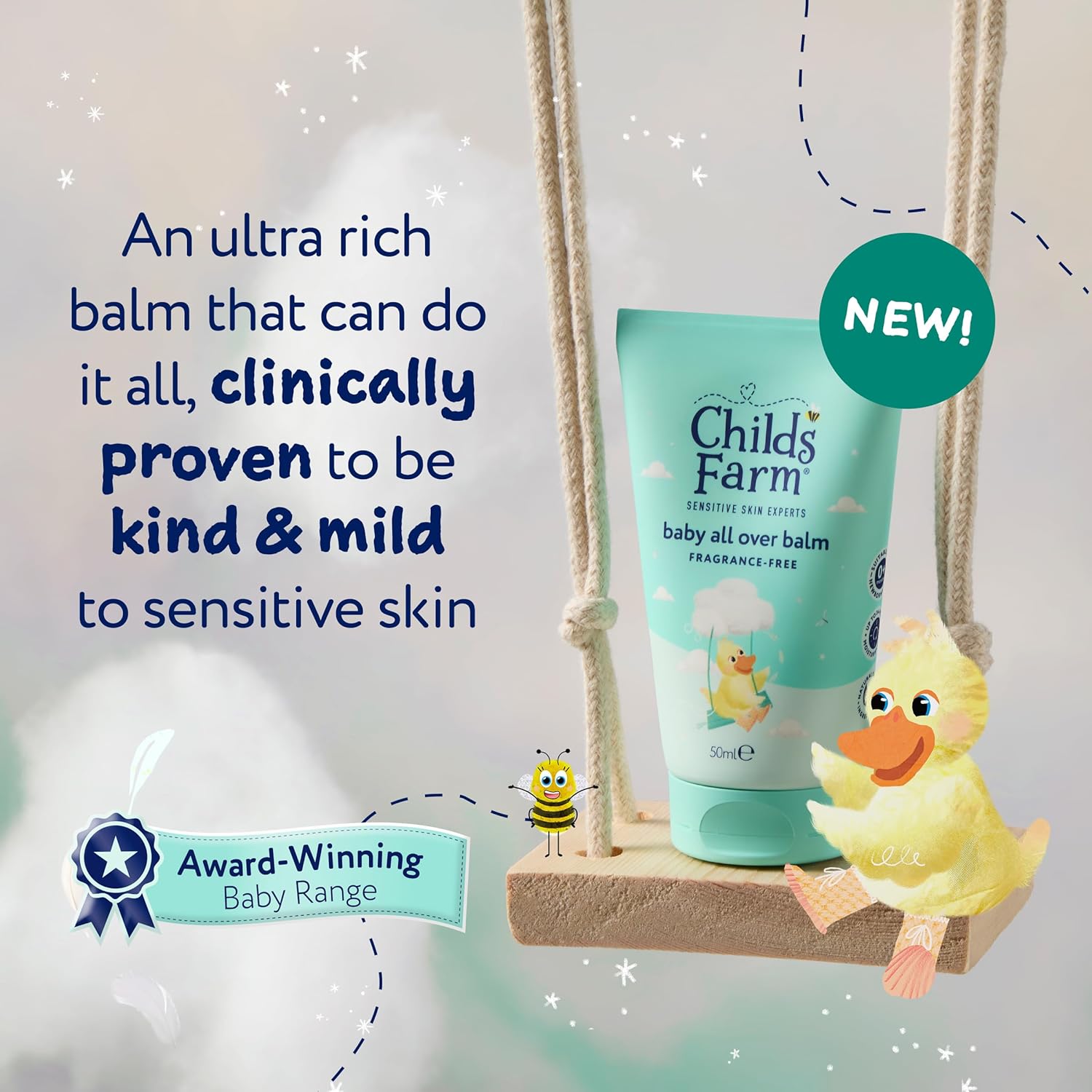 Childs Farm Fragrance Free Baby All Over Balm 50ml