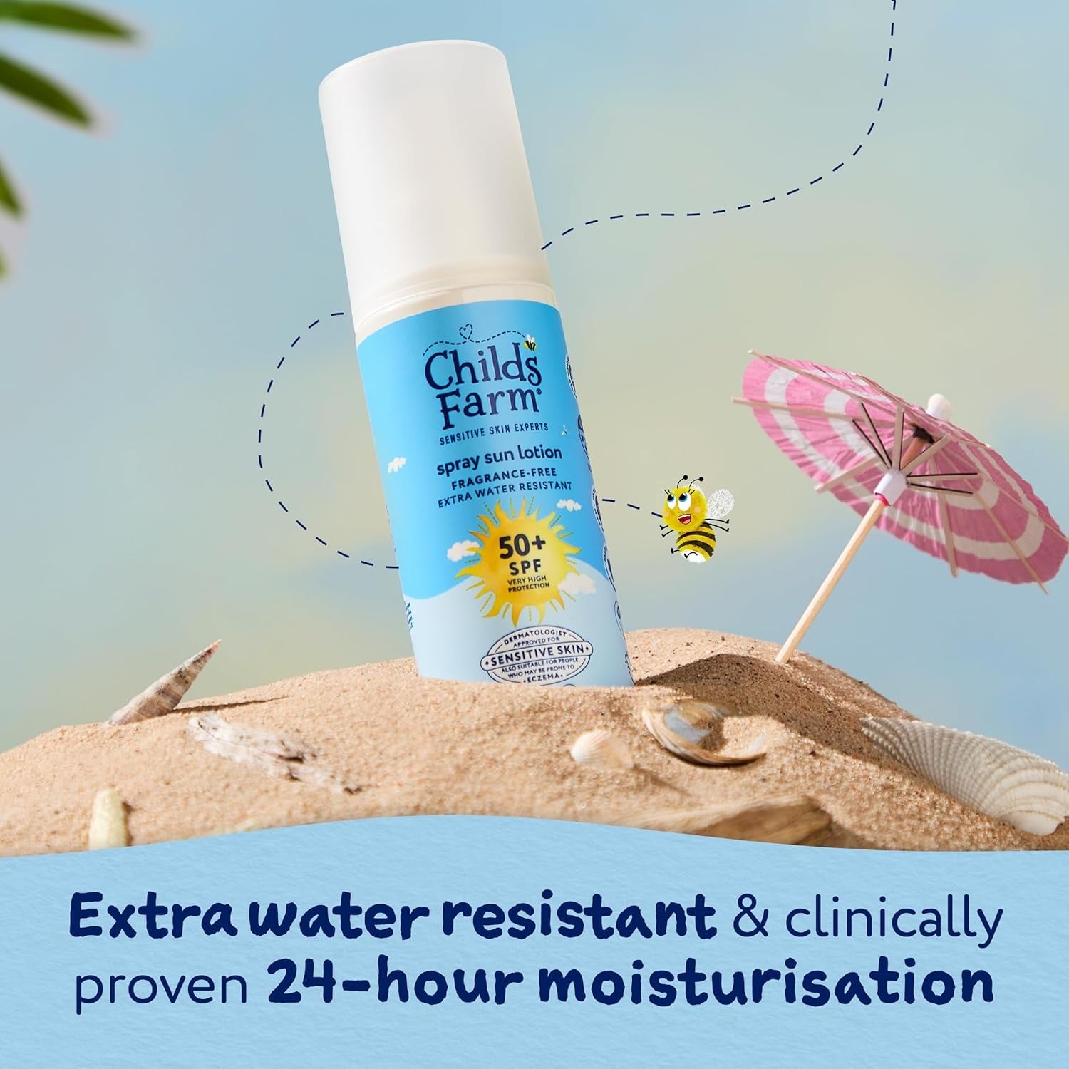 Childs Farm Fragrance Free Sun Lotion Spray 50 SPF 100ml