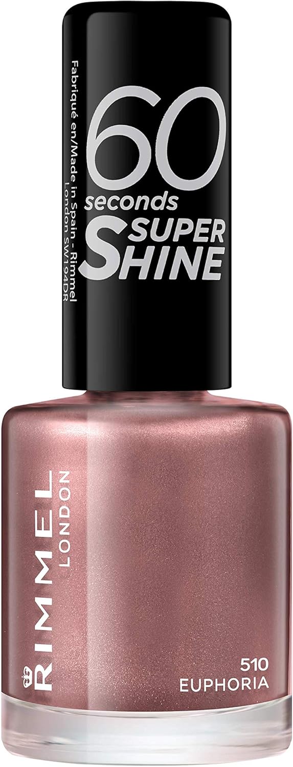 Rimmel 60 Seconds Super Shine Nail Polish 510 Euphoria 8ml