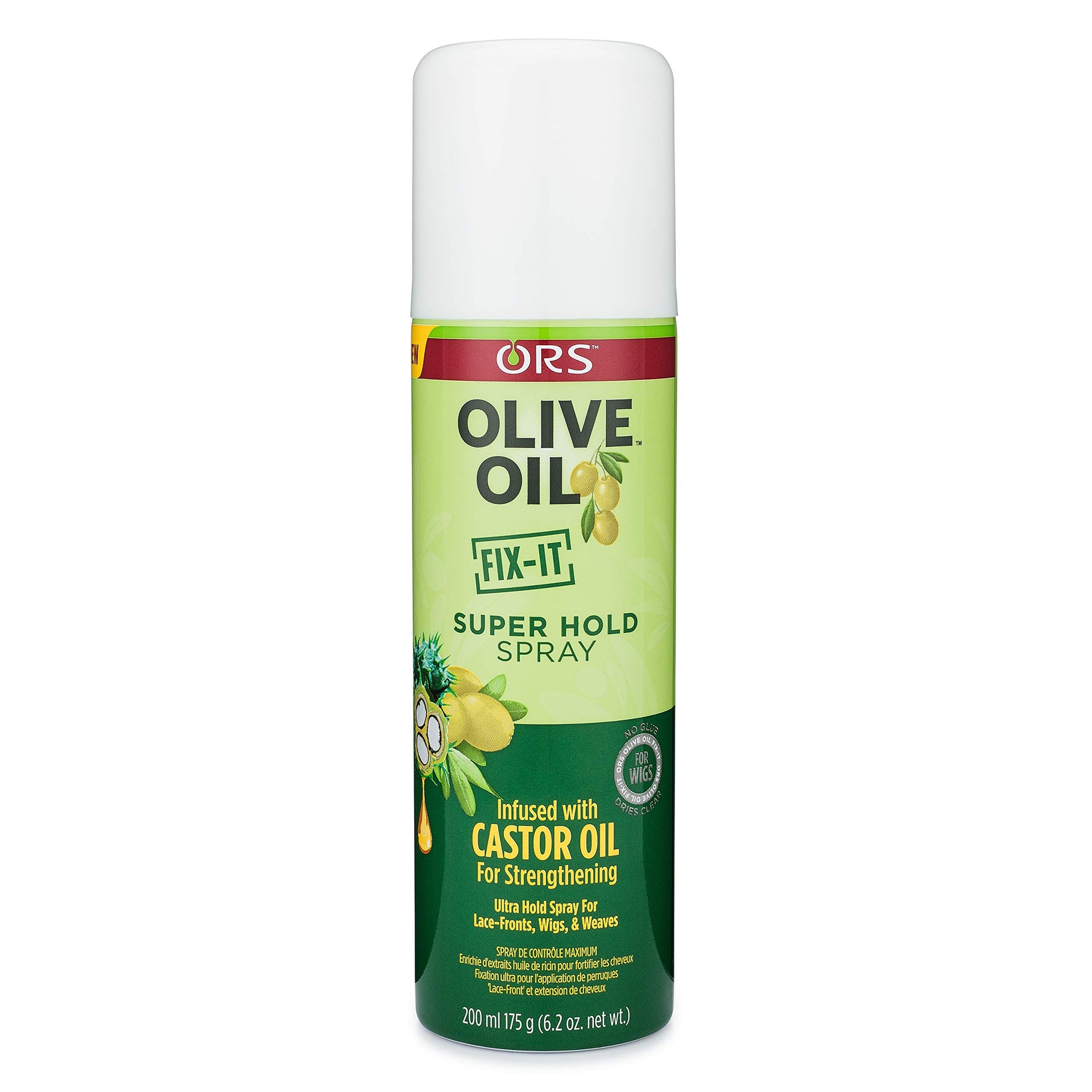 Organic Root Stimulator ORS Olive Oil Super Hold Spray With Castor Oil 200ml