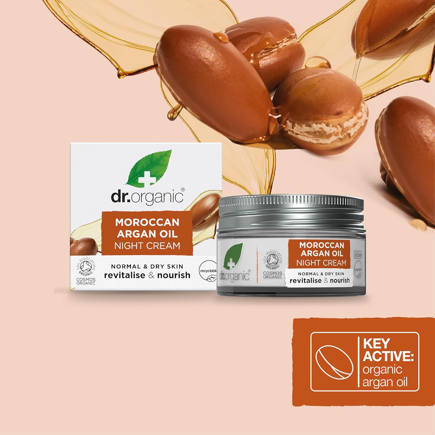 Dr Organic Bioactive Skincare Organic Moroccan Argan Oil Night Cream 50ml