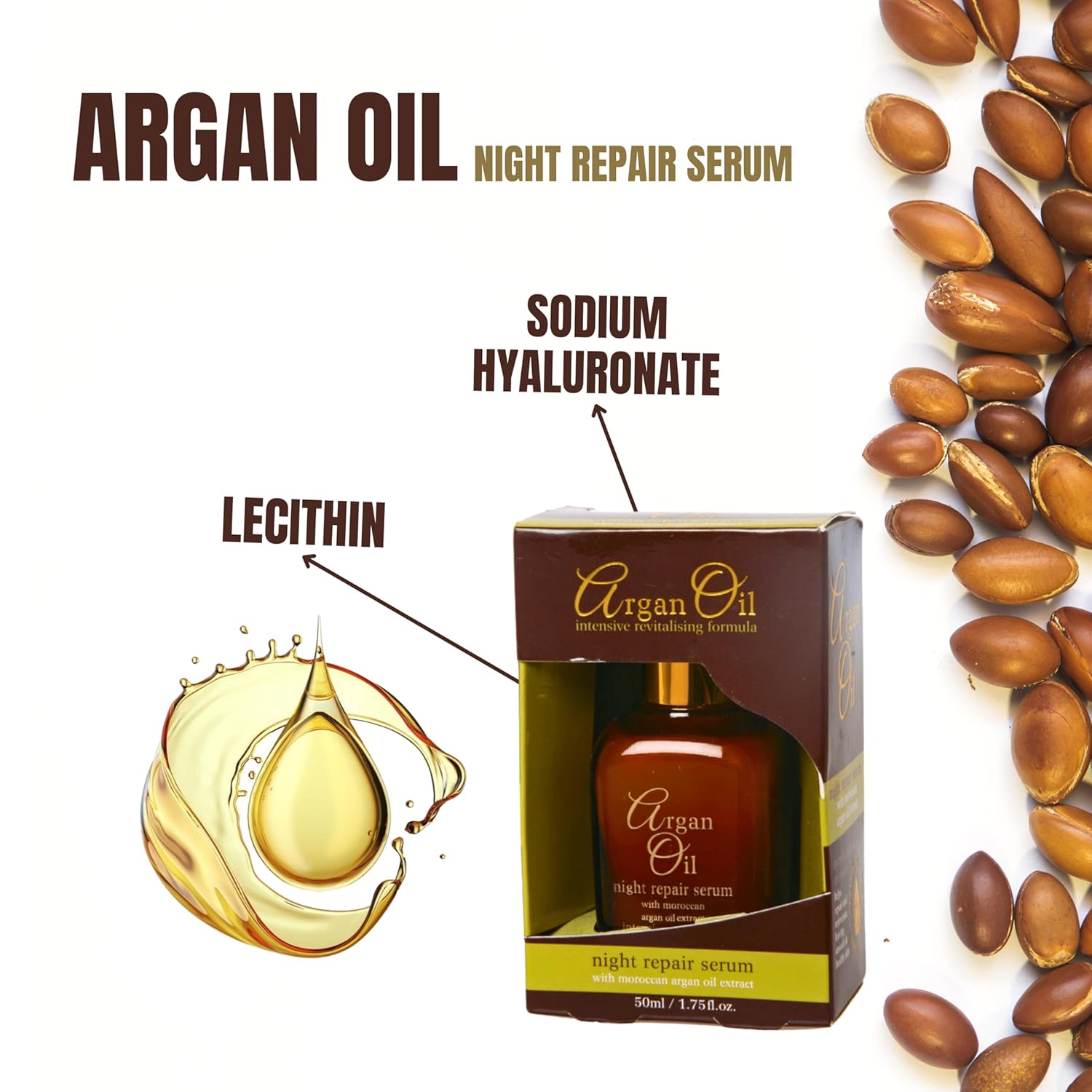 Xpel Beauty Care Argan Oil Night Repair Serum 30ml / 50ml