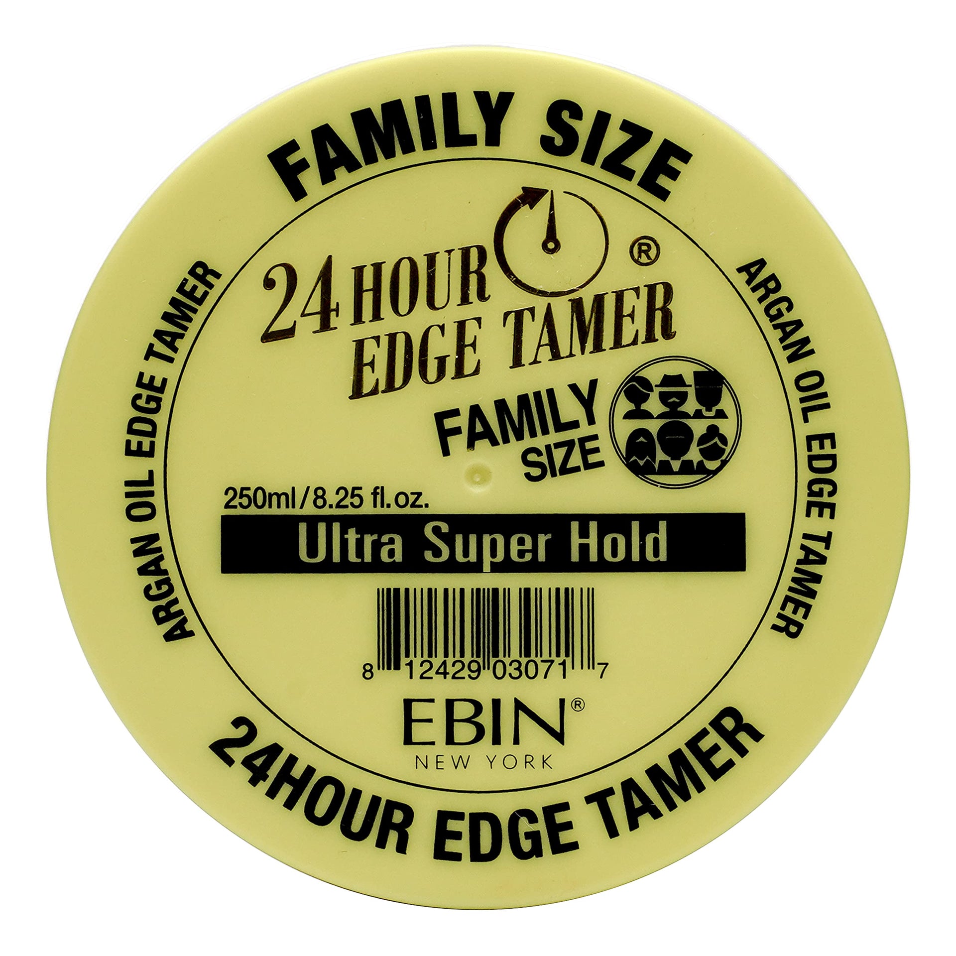 EBIN 24 Hour Argan Oil Ultra Super Hold Edge Tamer 80ml, 120ml / 250ml