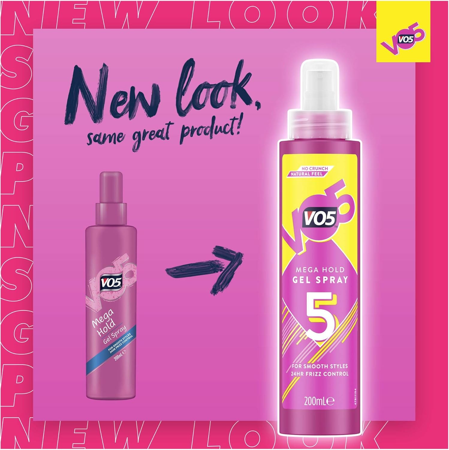 VO5 Megahold Control Gel Spray 200ml