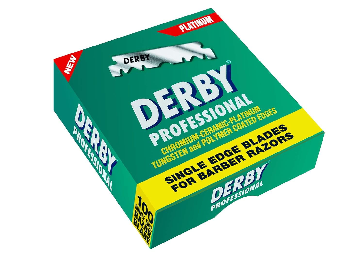 Derby Professional Single Edge 100 Razor Blades