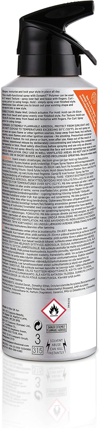 Fudge Membrane Gas 10 Hold Finish Spray 200ml