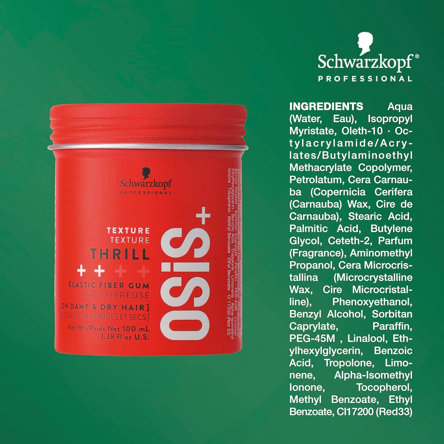 Schwarzkopf Osis Plus 3 Thrill Texture Fiber Gum 100ml