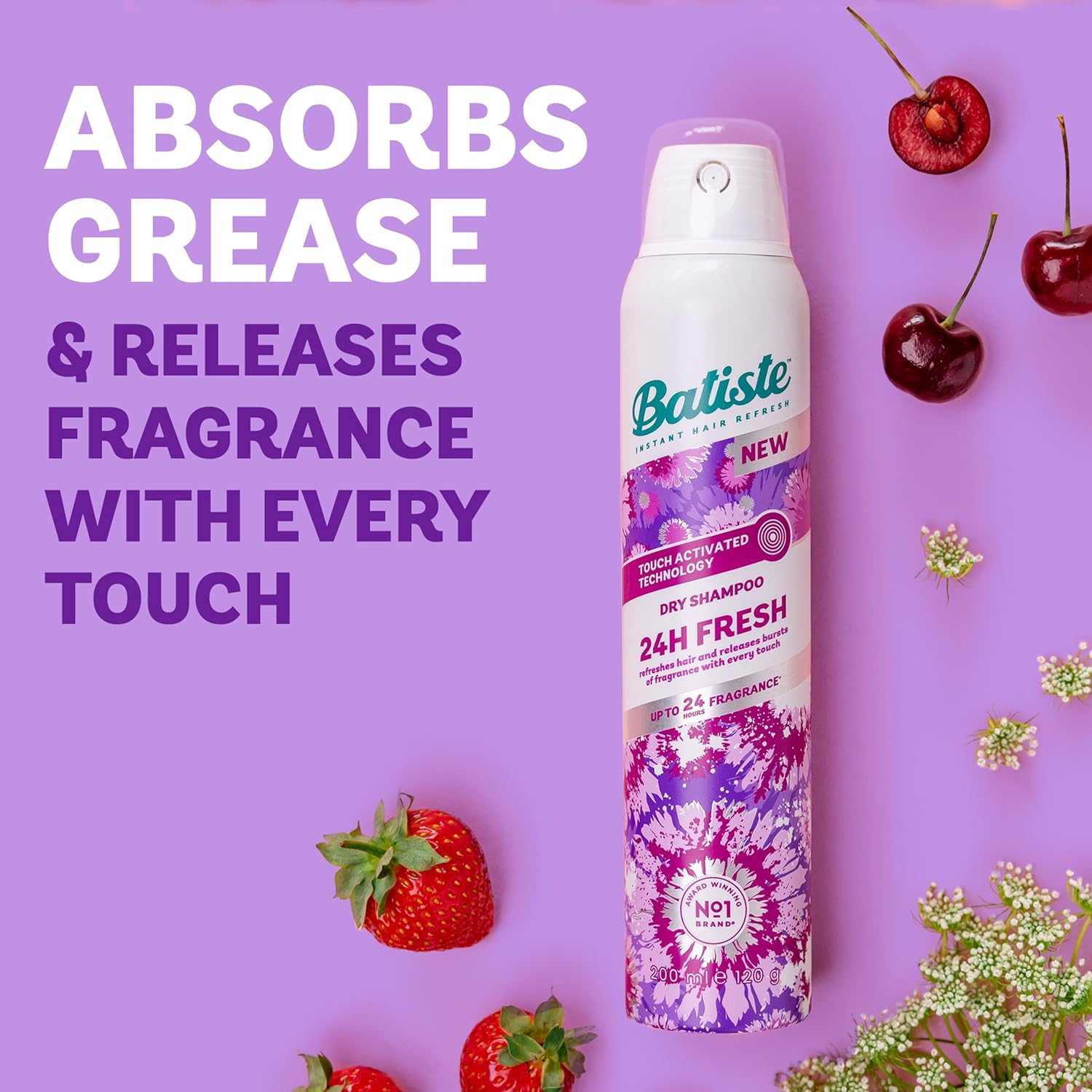 Batiste 24H Fresh Dry Shampoo 200ml