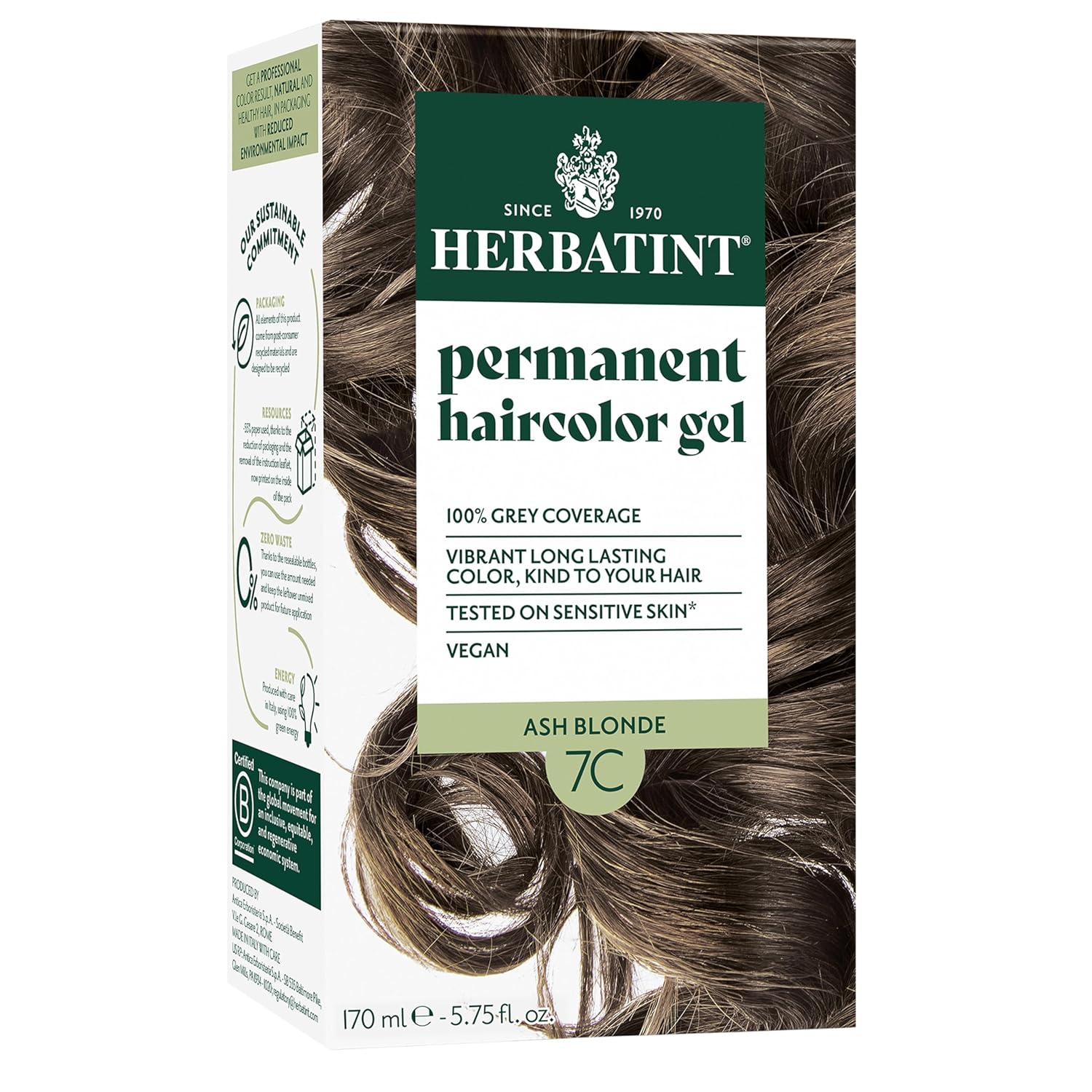 Herbatint Permanent Hair Color Gel 170ml / 150ml