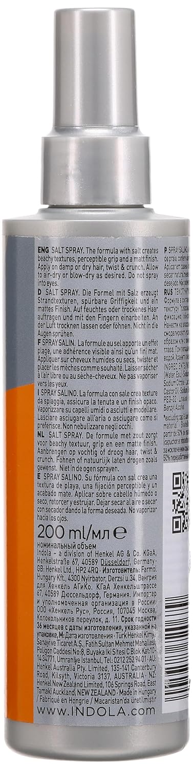 Indola Exclusively Professional Indola Texture 3 Salt Spray 200ml