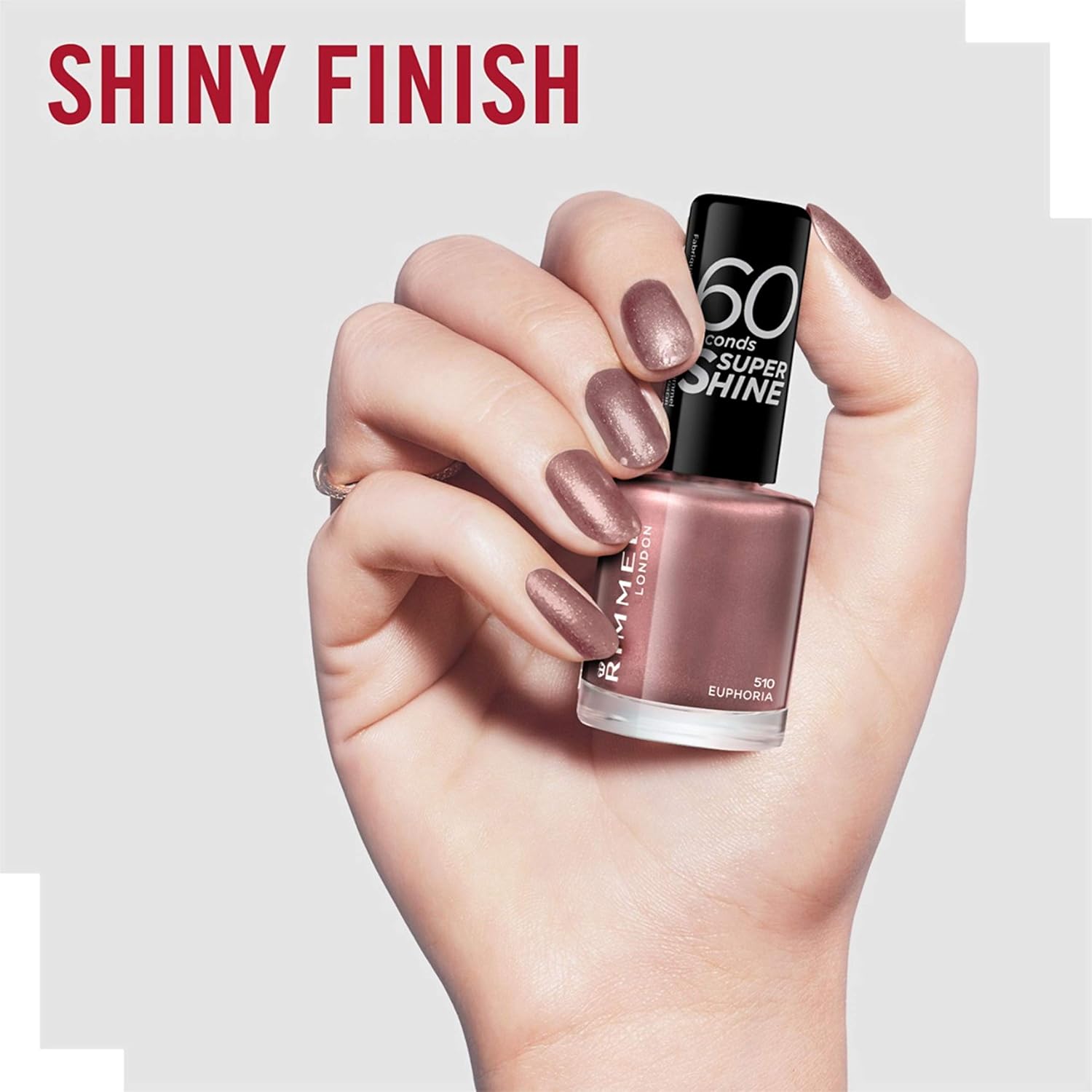 Rimmel 60 Seconds Super Shine Nail Polish 510 Euphoria 8ml