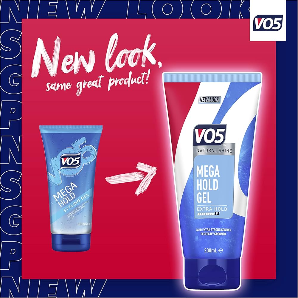 VO5 Mega Hold Styling Gel 50ml