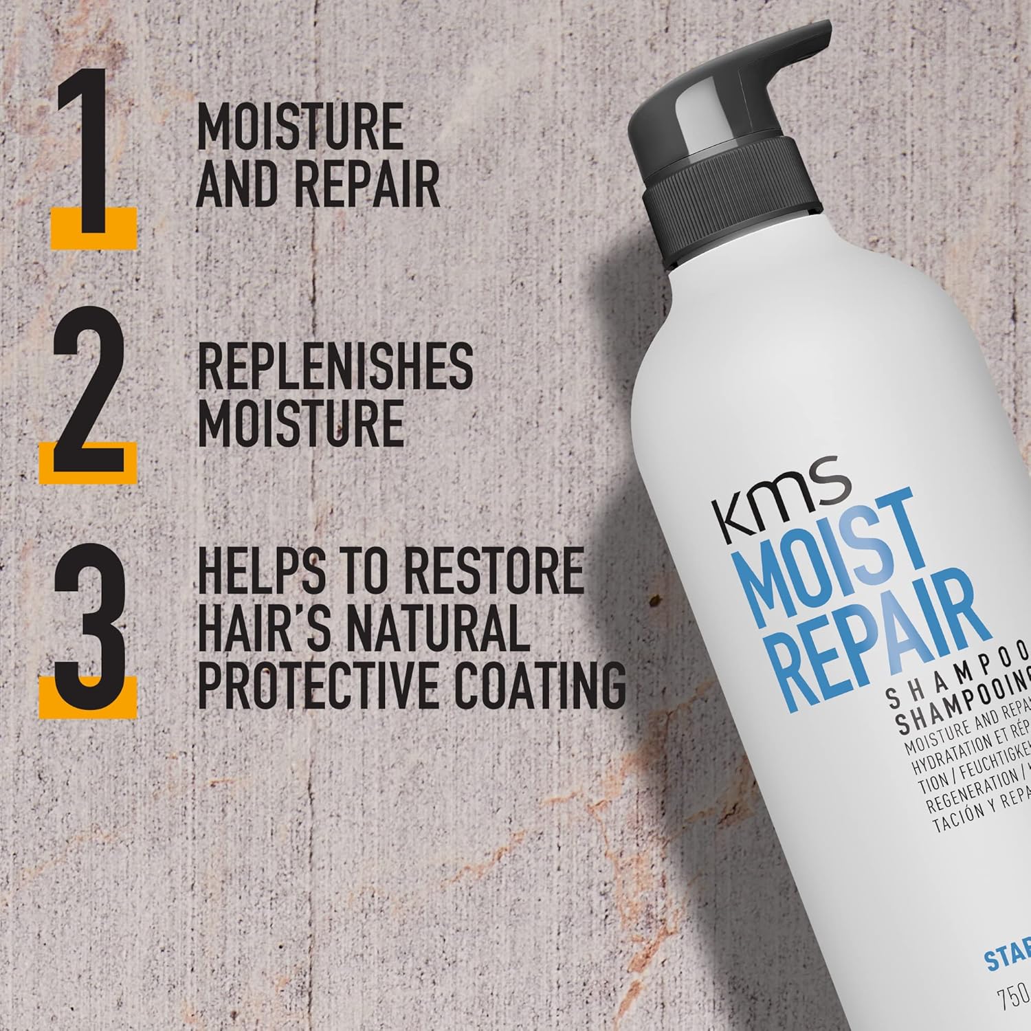 KMS Moist Repair Shampoo New Pack 750ml
