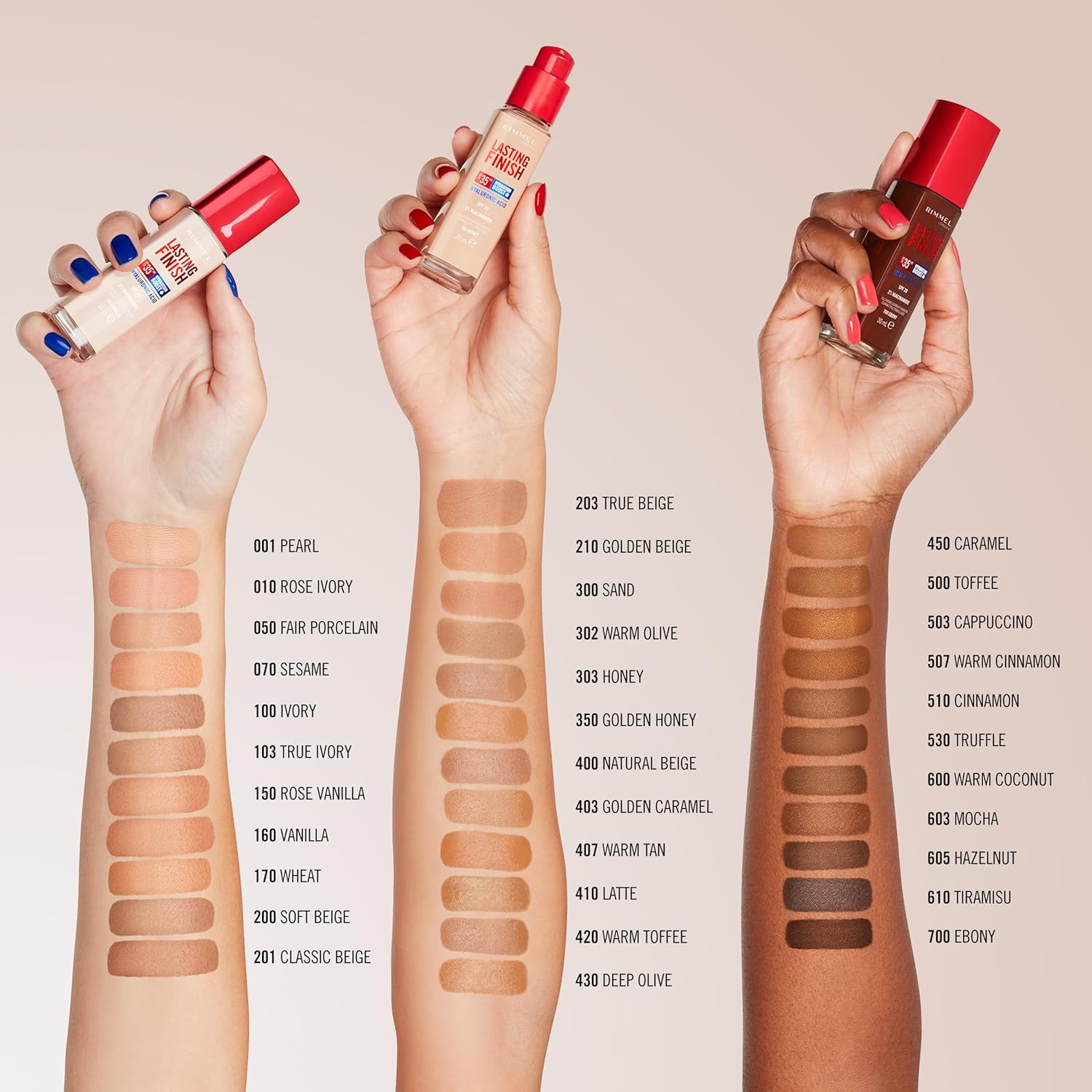 Rimmel Lasting Finish 25H Hydration Boost Foundation 30ml