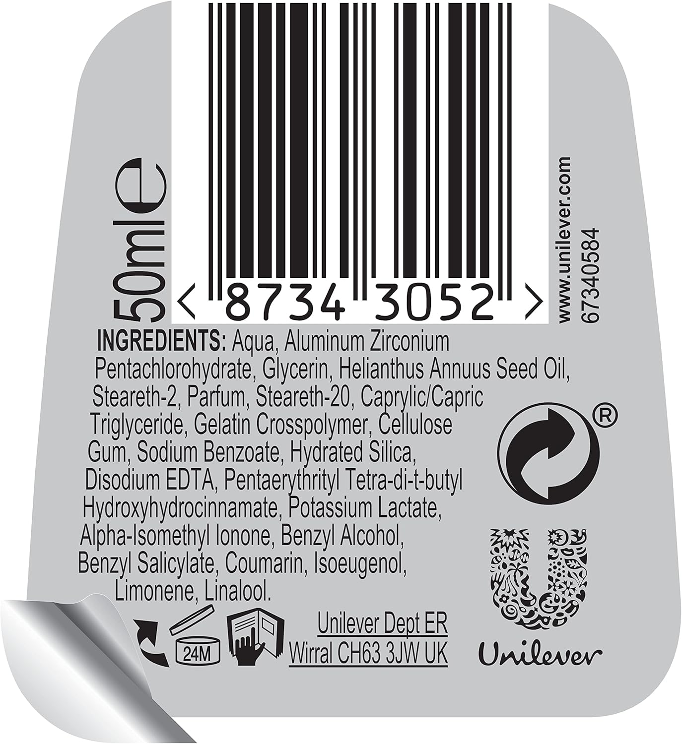 Sure Men Motionsense Invisible Ice Fresh Roll On 50ml