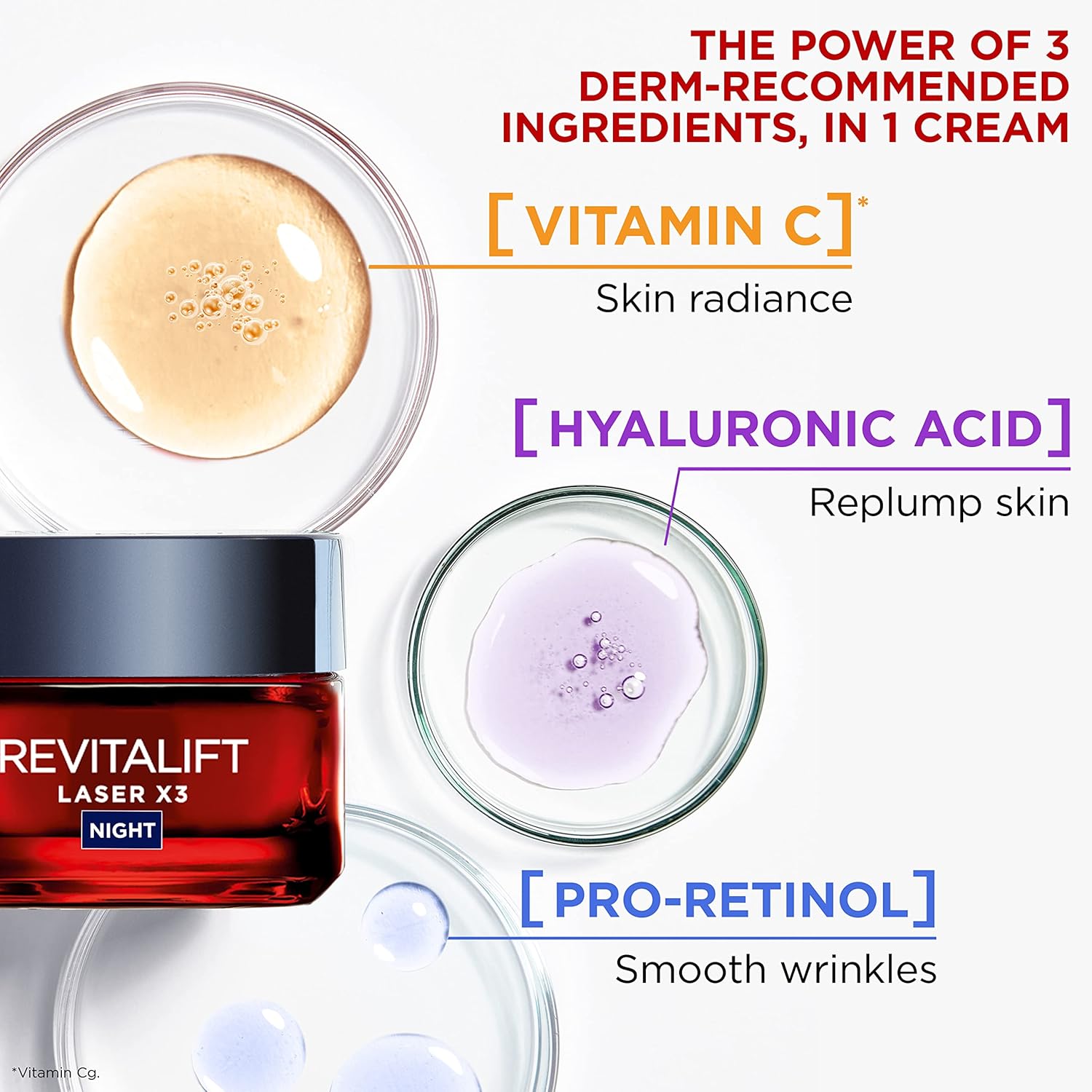 Loreal Paris Loreal Revitalift Laser X3 Action Anti Aging Night Cream 50ml