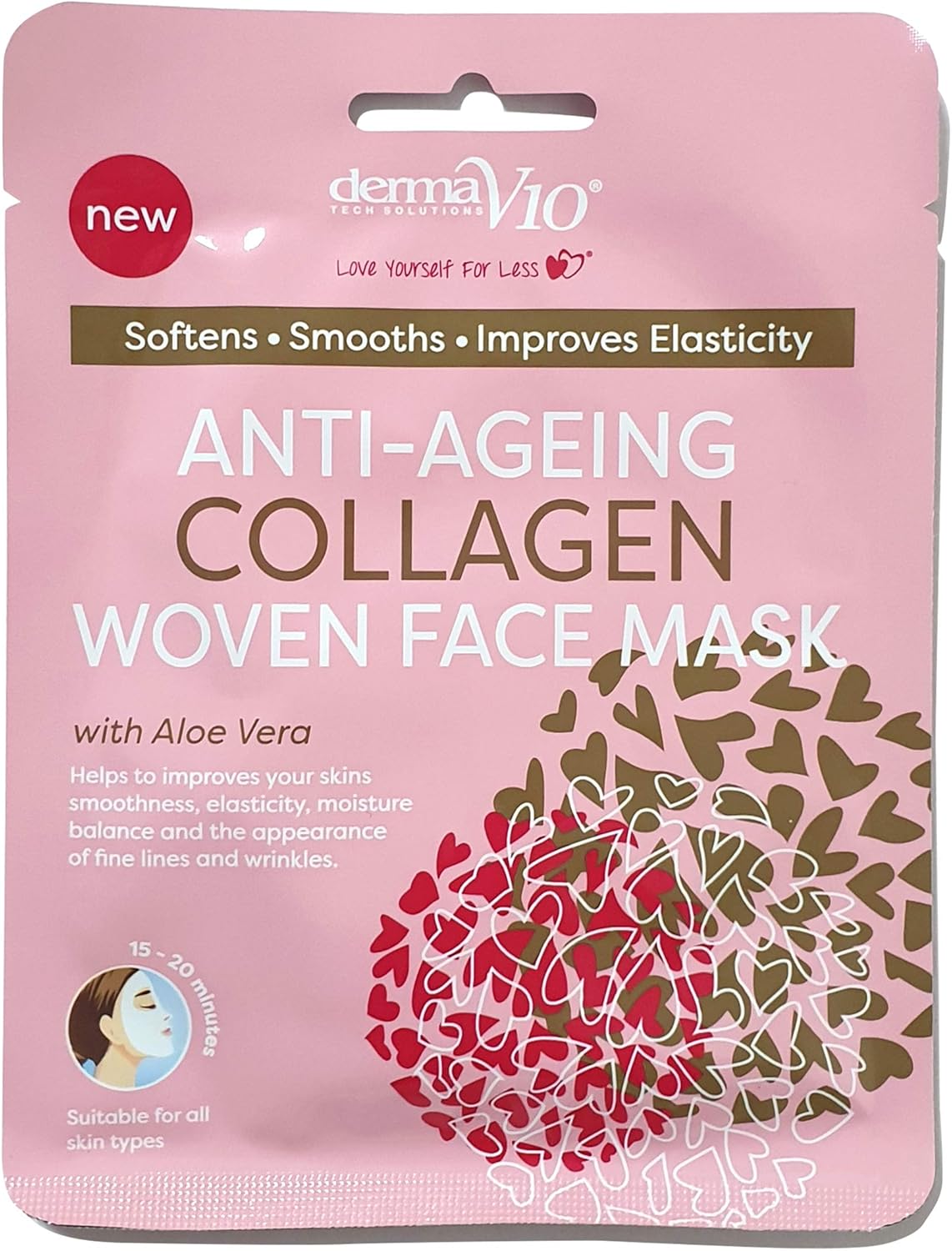 HealthPoint Derma V10 Anti Ageing Collagen Face Mask