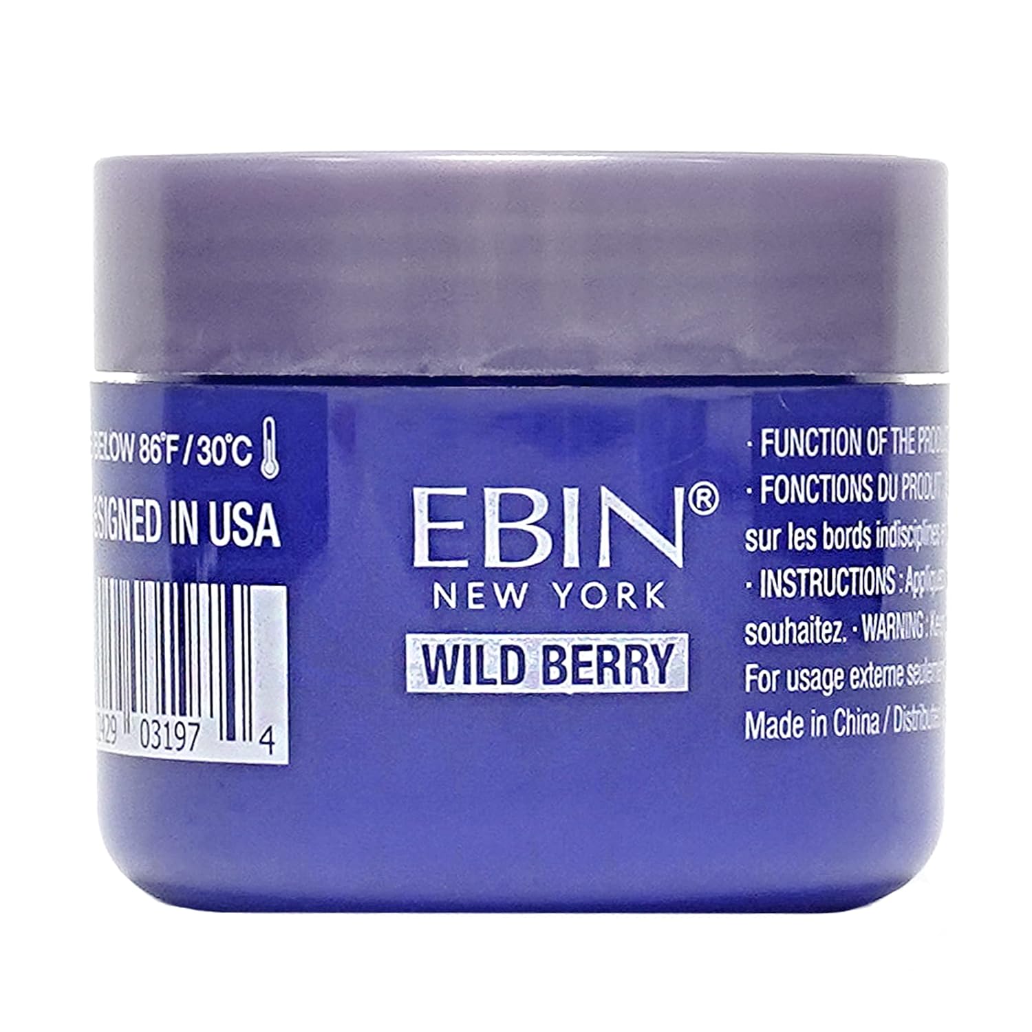 EBIN NewYork 24 Hour Wild Berry Extreme Firm Hold Edge Tamer 15ml, 80ml / 250ml