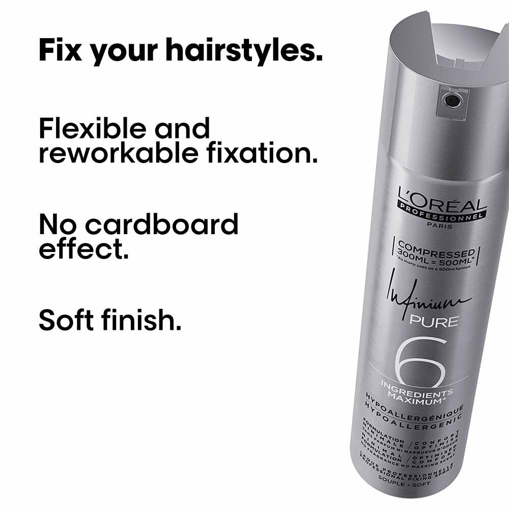 Loreal Infinium Pure 6 Ingredients Maximum Soft Spray 300ml