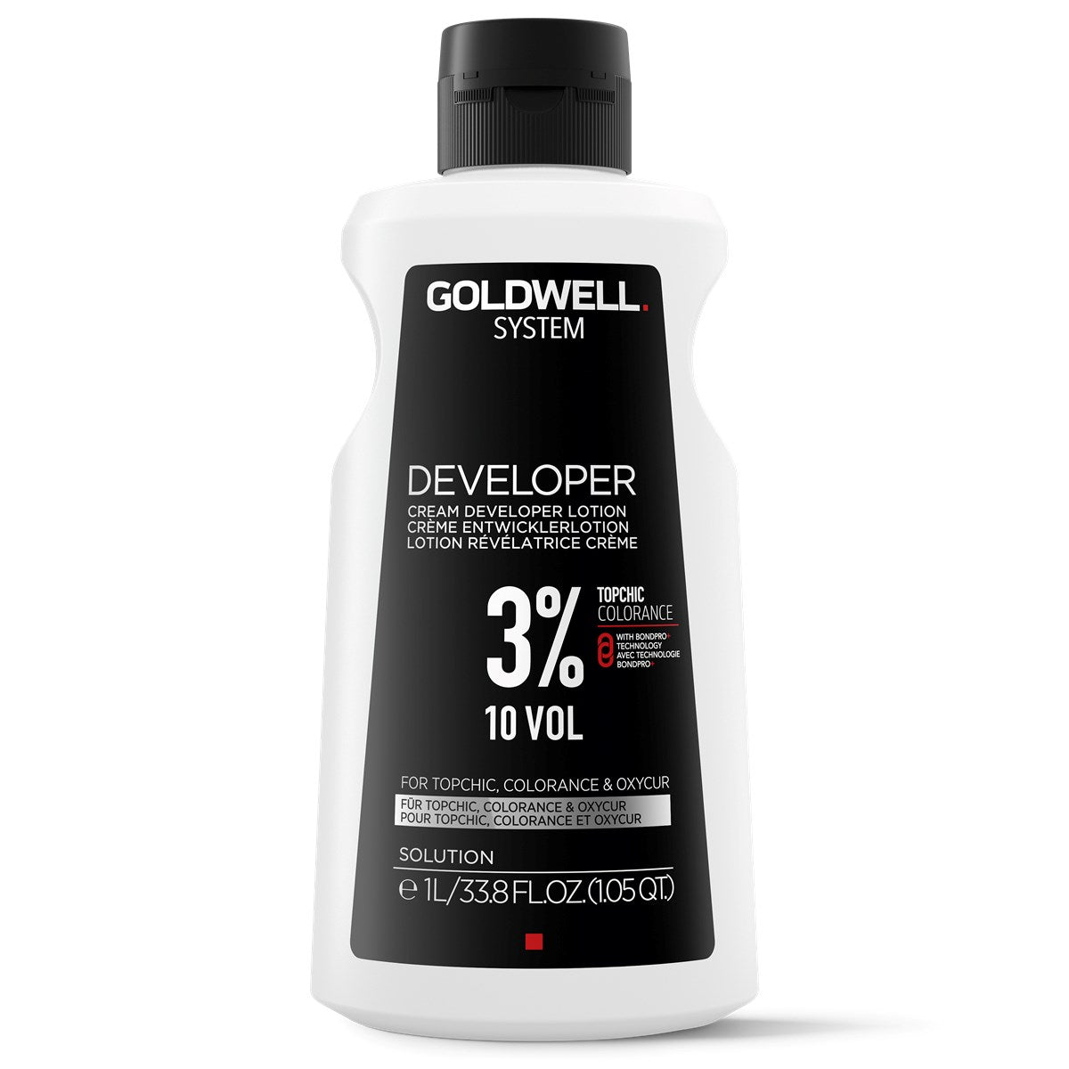 Goldwell Topchic System Lotion Developer Peroxide 2% , 3% , 6% & 12% 1000ml