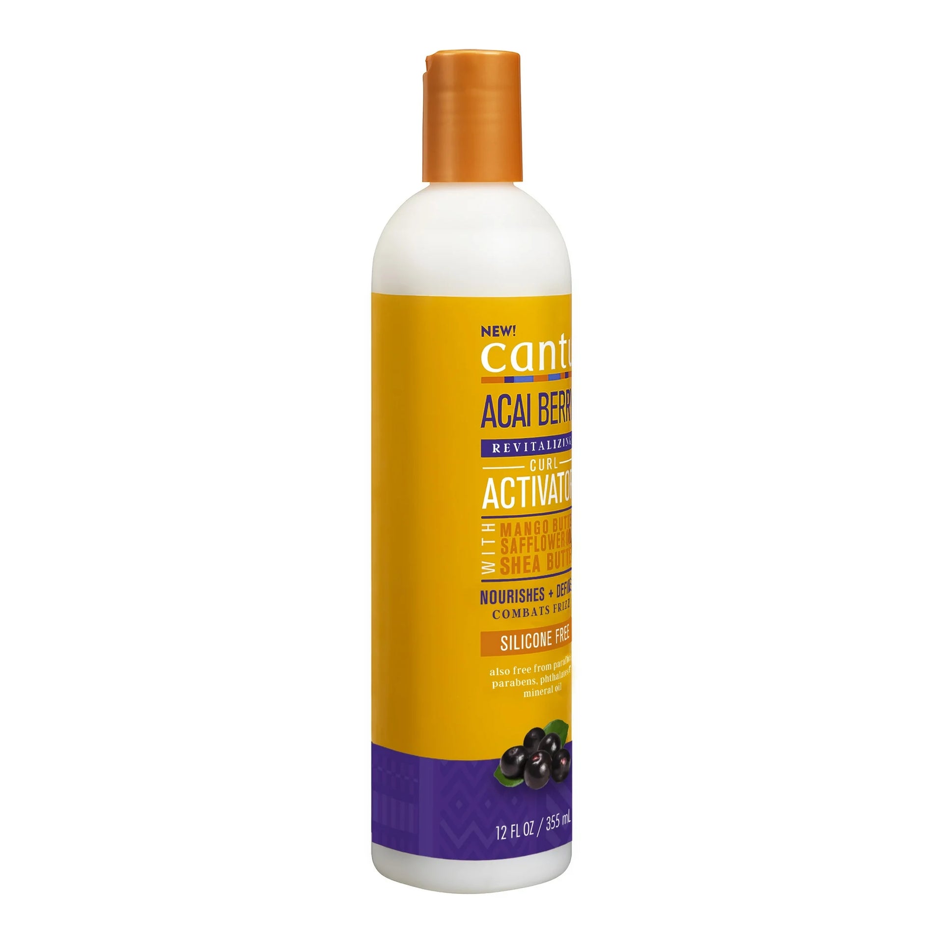 Cantu Acai Berry Shea Butter Revitalizing Curl Activator 355ml - Afro Hair Boutique