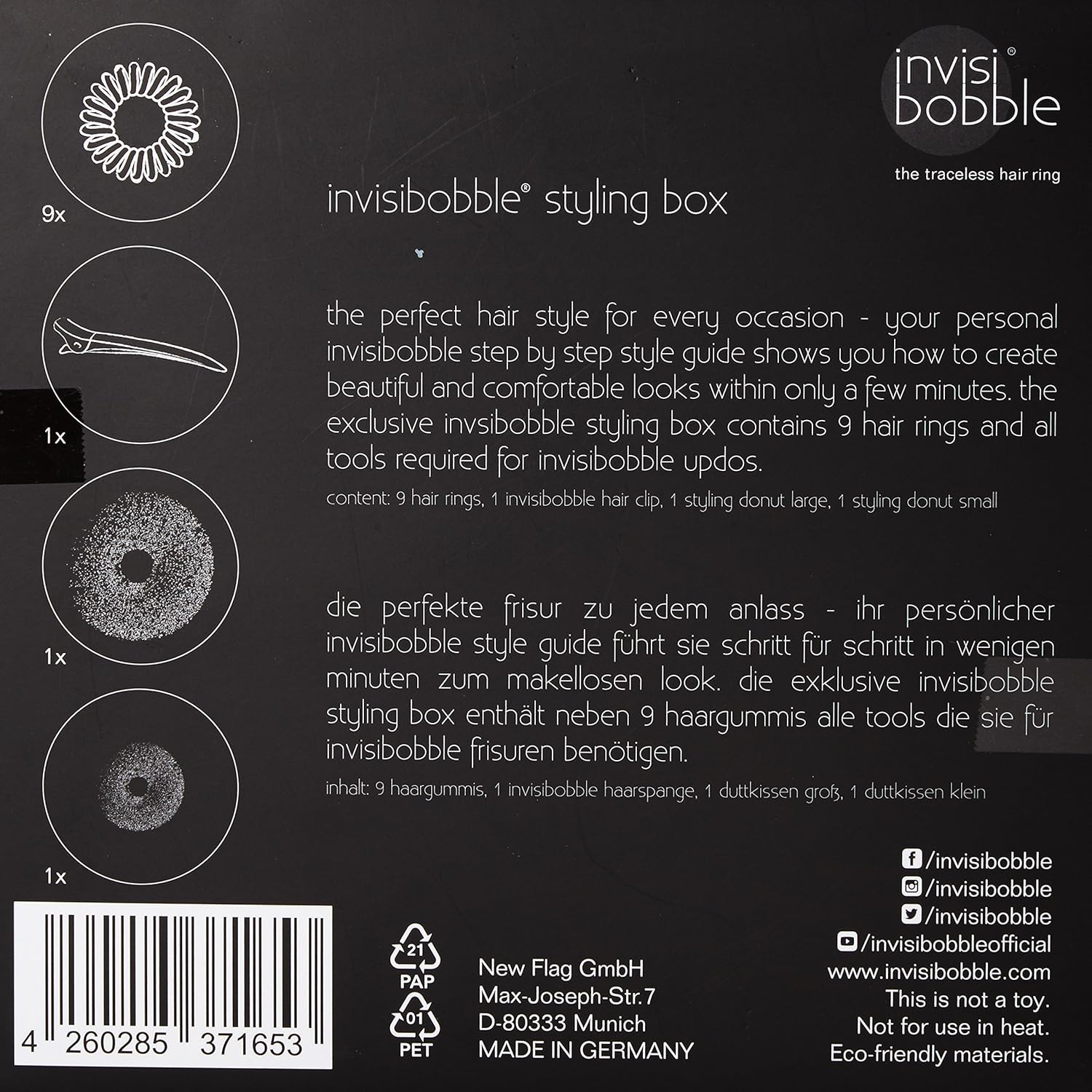 Invisibobble Styling Box – 6 Piece Hair Styling Set