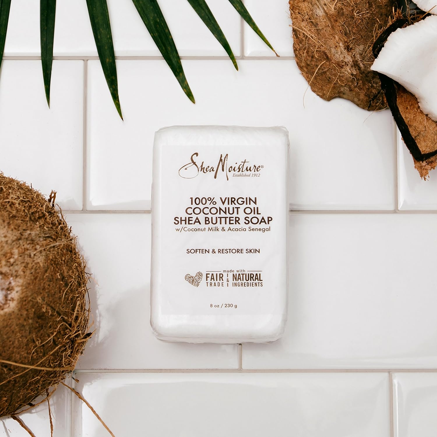 Shea Moisture Virgin Coconut Oil Shea Butter Soap 227g
