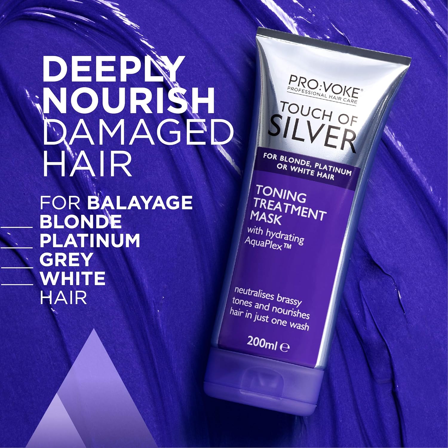 Keyline Touch Of Silver Toning Treatment Mask With Hydrating Aquaplex 200ml