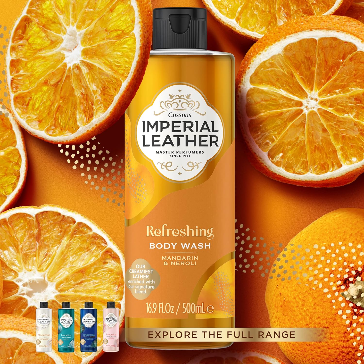 Cussons Imperial Leather Mandarin And Neroli Refreshing Body Wash 250ml / 500ml