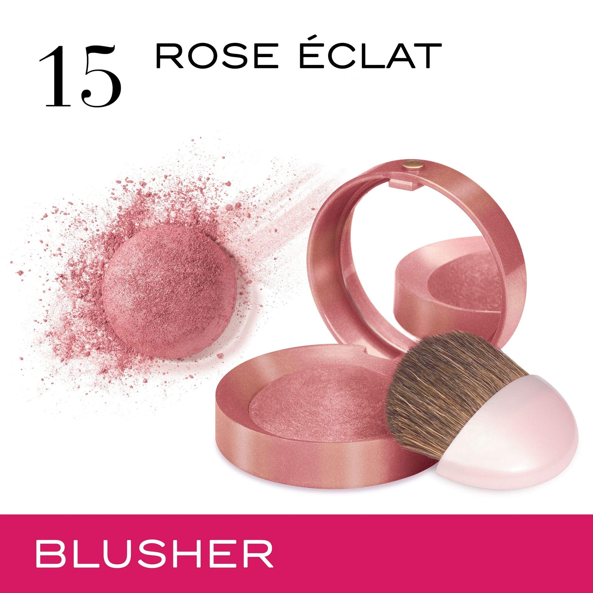 Bourjois Little Round Pot Blusher 15 Radiant Rose 2.5g