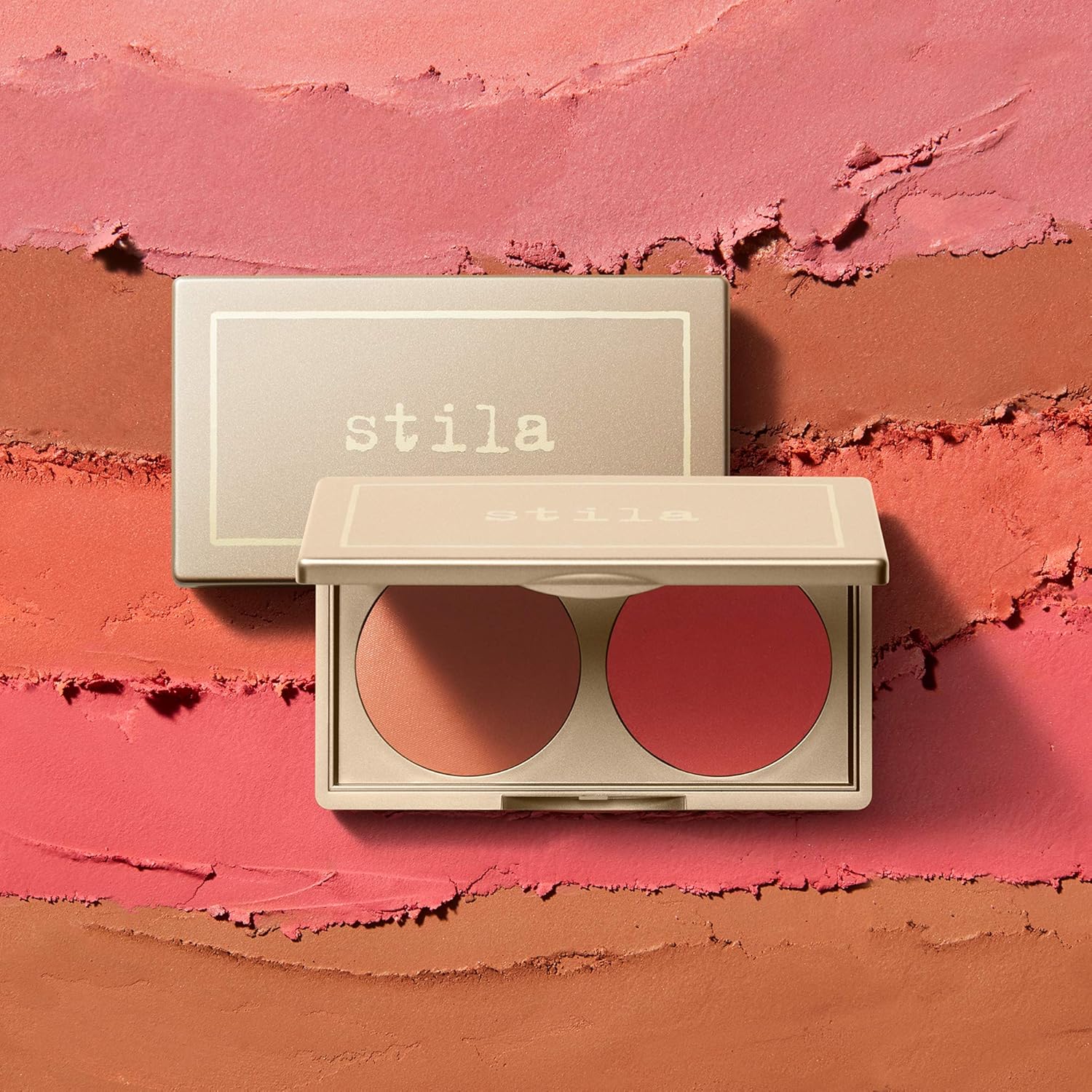 STILA Putty Blush And Bronzer Duo Bronzed Petunia