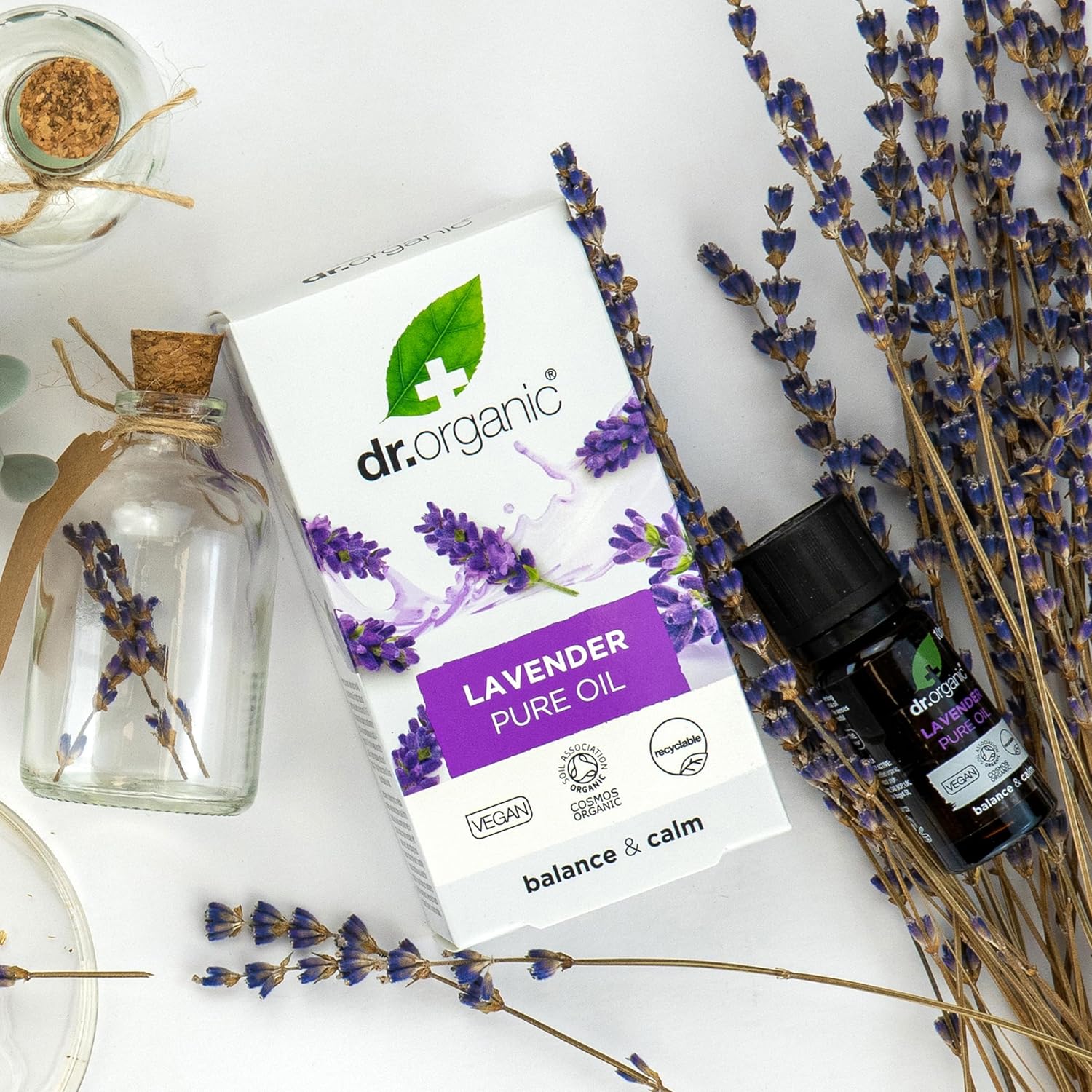 Dr Organic Organic Balance And Calm Lavender Pure Oil 10ml