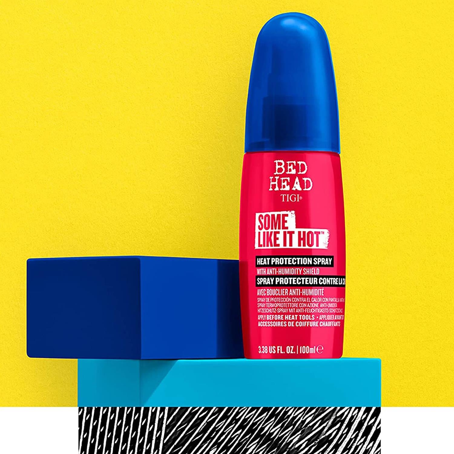 Bed Head by TIGI Some Like It Hot Heat Protection Hair Straightening Spray 100ml