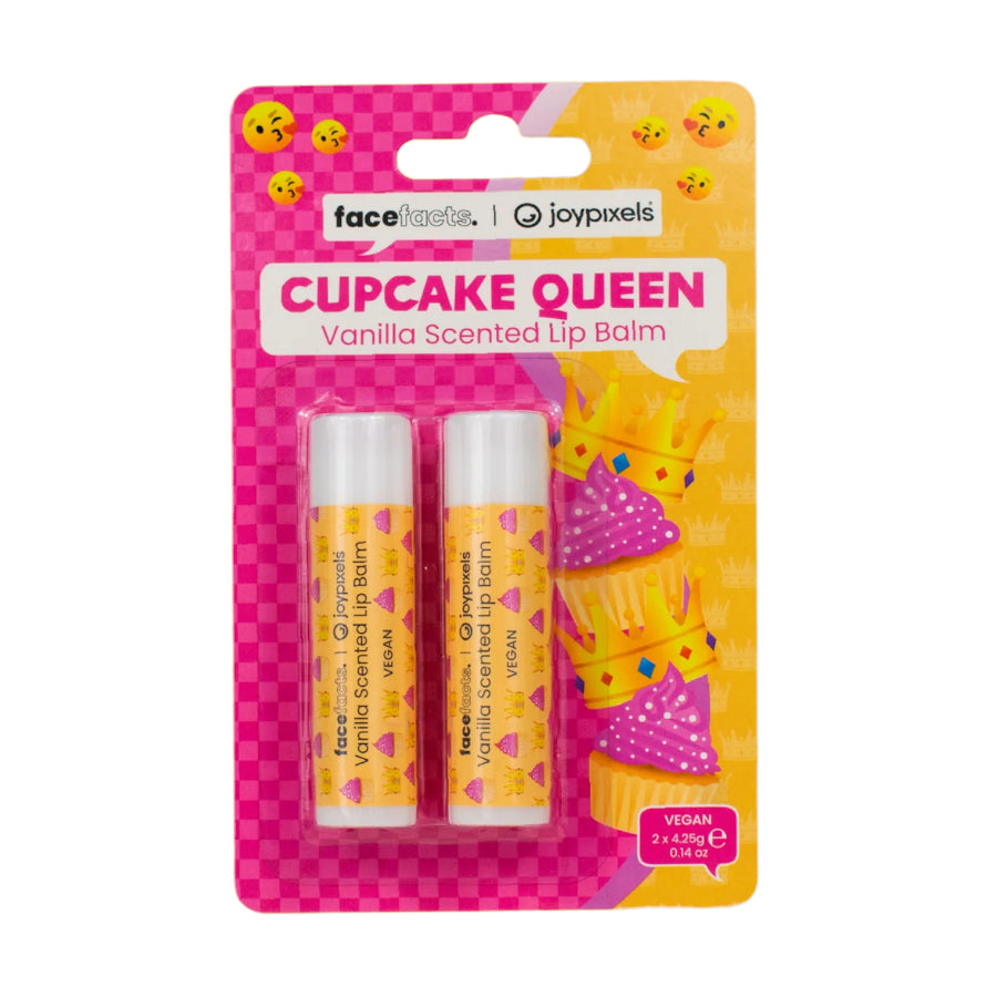 Face Facts Cupcake Queen Vanilla Scented Lip Balm 4g