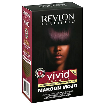 Revlon Realistic Vivid Colour Maroon Mojo Permanent Hair Color