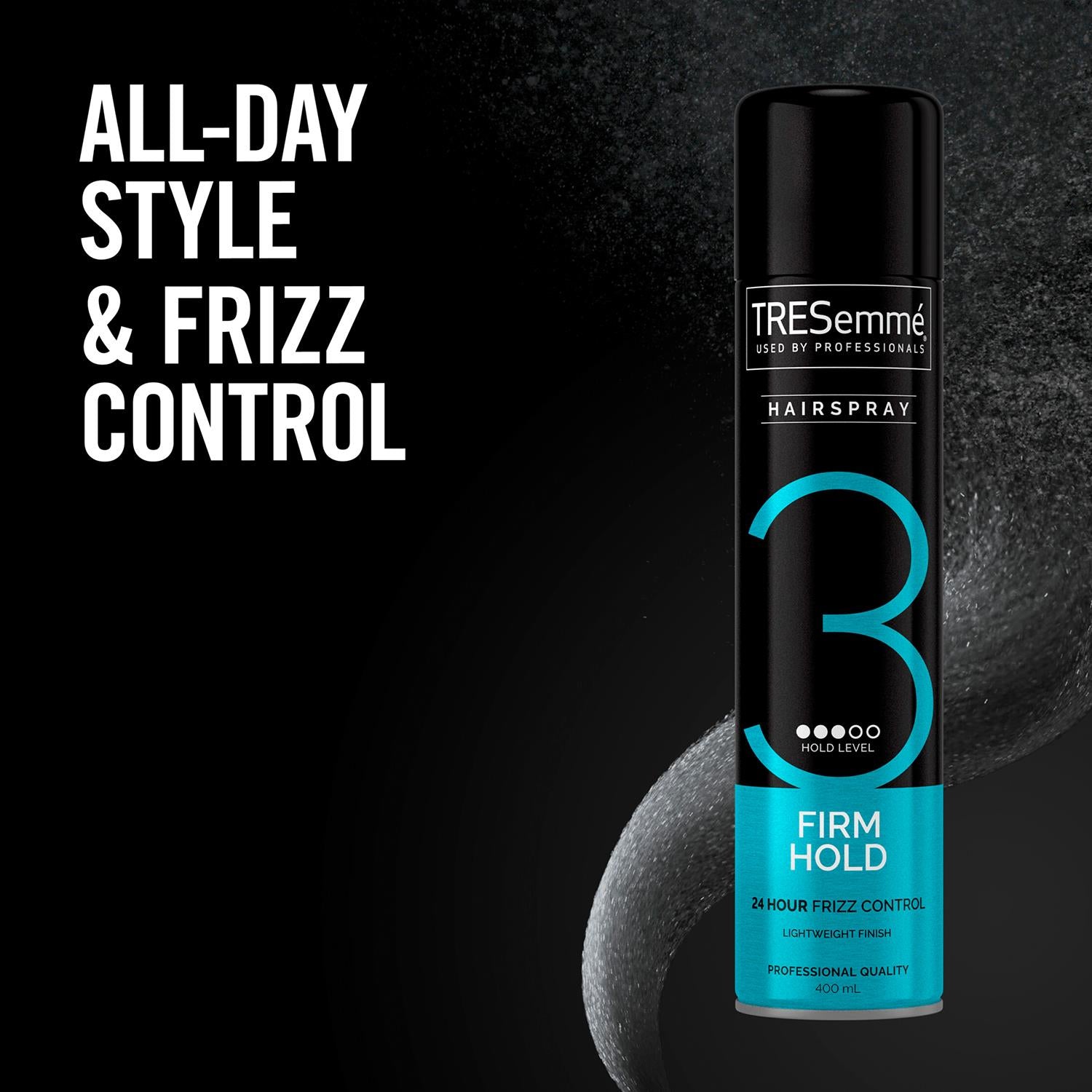 TRESemme 24 Hours Frizz Control Firm Hold 3 Hairspray 400ml