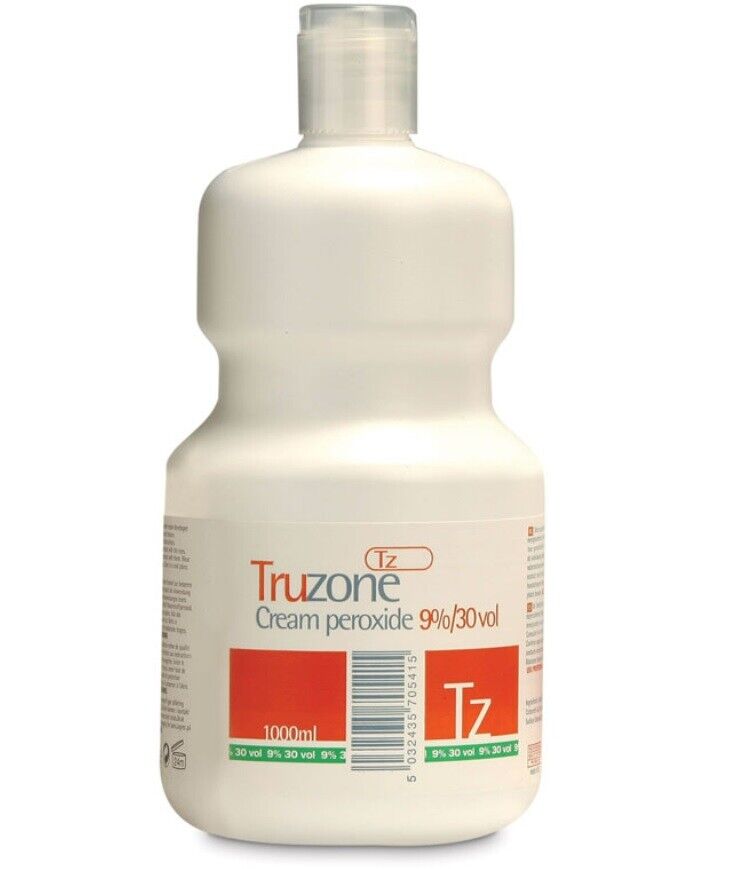 Truzone Cream Peroxide Hair Color Styling Tone Developer Bleach 250ml , 1000ml